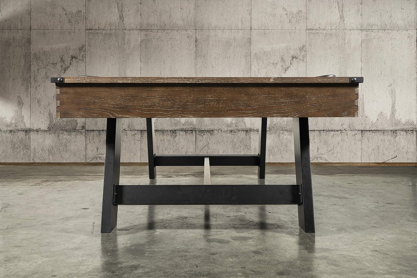 Nixon Billiards - Hunter Slate Billiard Pool Table(Metal Leg) - Brushed Walnut - 7 FT and 8 FT - White Glove Installation