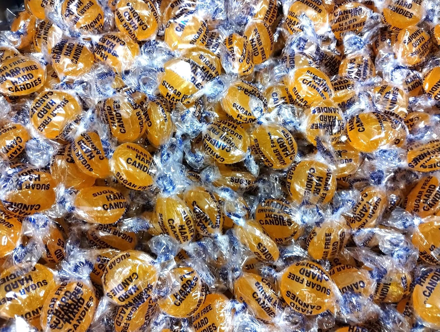Sugar Free Butterscotch Hard Candy Buttons - 1 lb of Fresh Delicious Individually Wrapped Sucking Candy