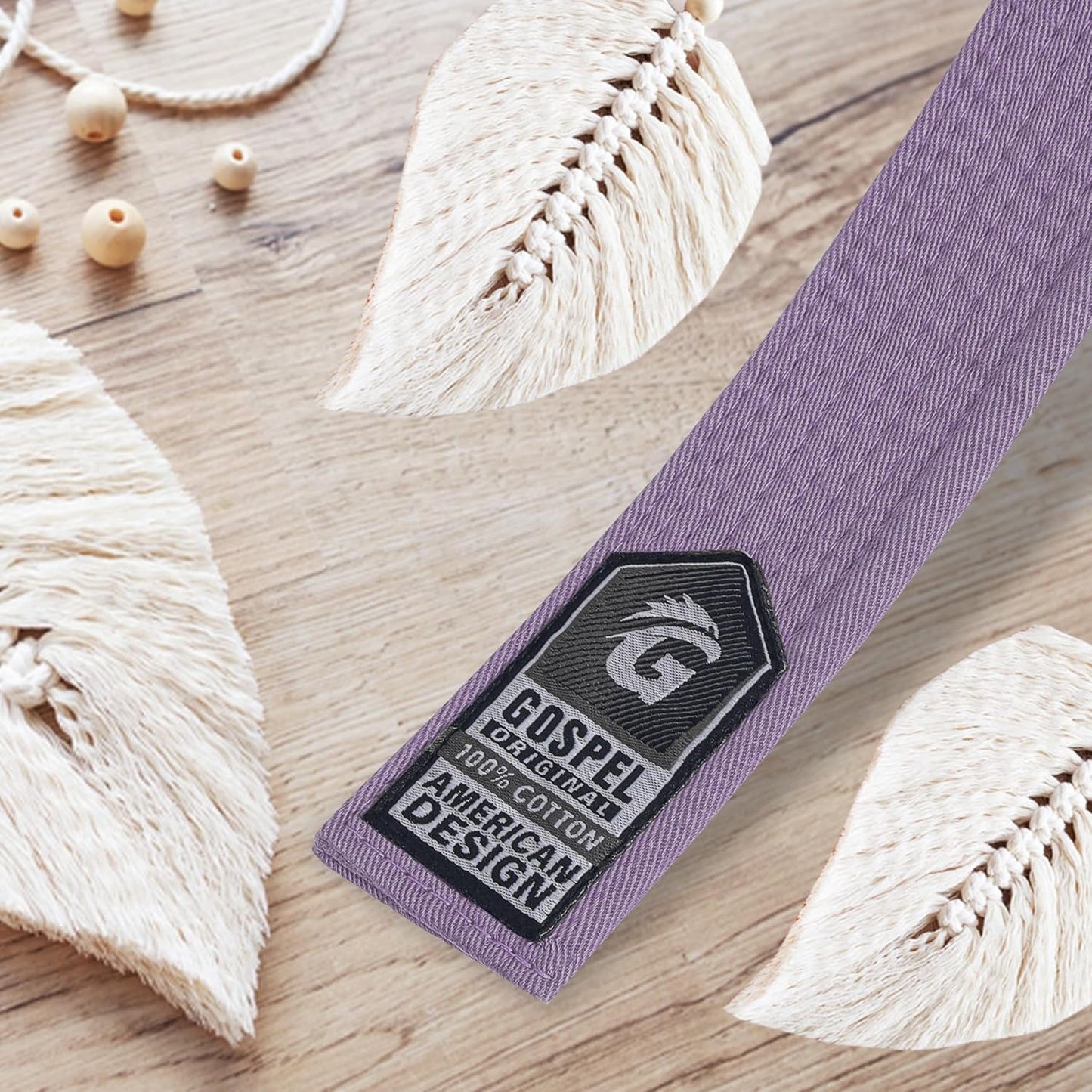 GOSPEL Vintage Series BJJ Belt for Men & Women | Brazilian Jiu Jitsu Belt with Vintage Colors