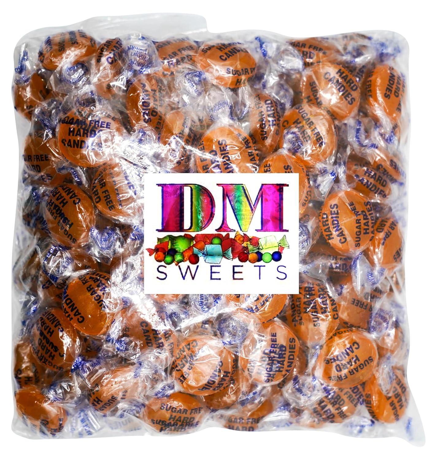 Sugar Free Butterscotch Candy Buttons - 2.5 lbs of Individually Wrapped Hard Sucking Candy
