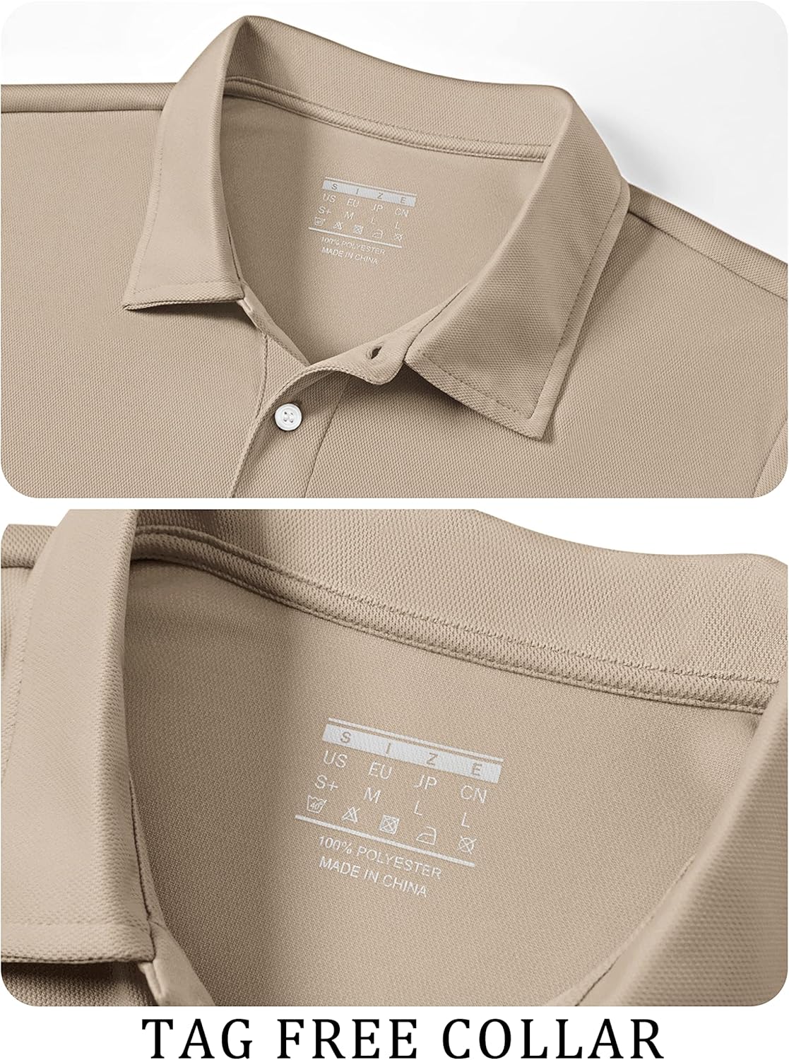 TACVASEN Mens Golf Shirt Dry Fit Mens Polo Shirts Short Sleeve Performance Golf Polos for Men with Collar Work Shirts