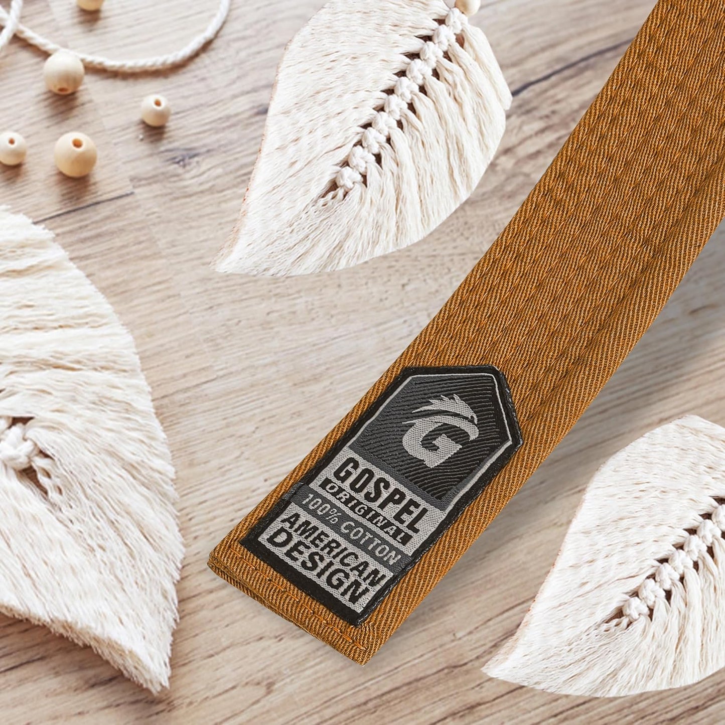 GOSPEL Vintage Series BJJ Belt for Men & Women | Brazilian Jiu Jitsu Belt with Vintage Colors