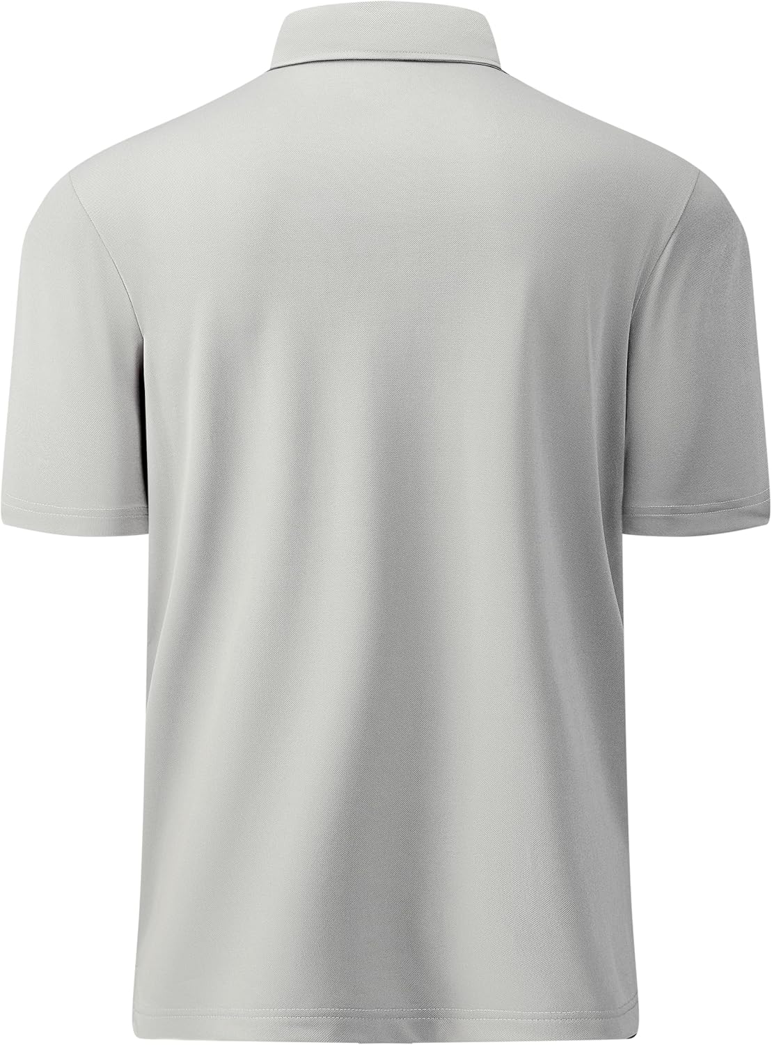 Mens Golf Shirt Short Sleeve Moisture Wicking Dry Fit Performance Solid Casual Pique Collared Golf Polo Shirts for Men