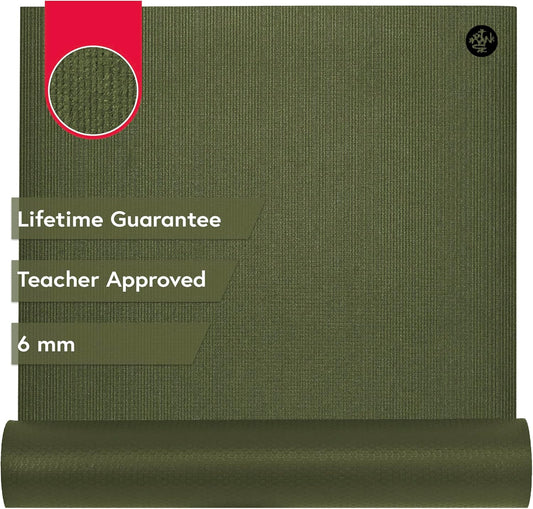 Manduka PRO Yoga Mat 71" - 6mm | Lifetime Durability | Hygienic Construction | Premium Studio Quality | Teacher Approved | 71 x 26 inches | Verve