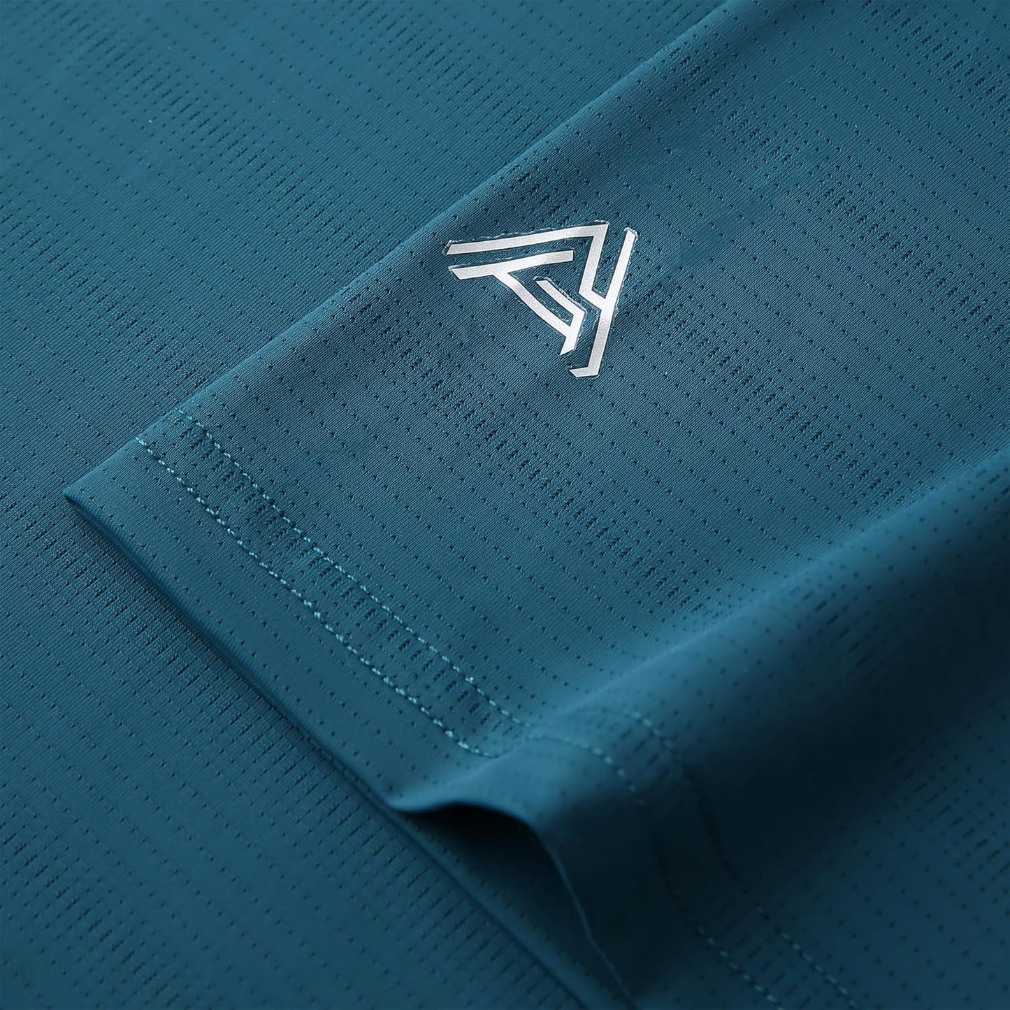 Esabel.C Jacquard Golf Shirts for Men Moisture Wicking Short Sleeve Performance Dry Fit Active Mens Polo Shirts