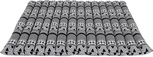 Leewadee Zabuton Seating Cushion – Square Floor Seat for Meditation Exercises, Light Yoga Mat Filled with Kapok