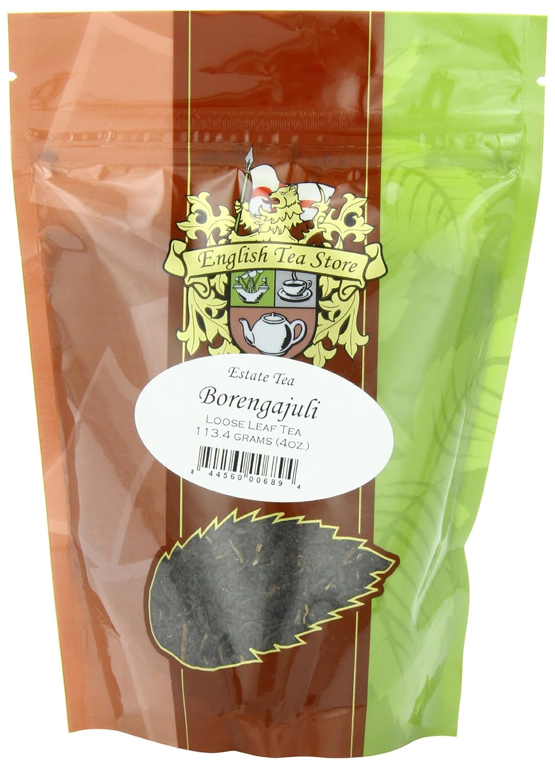 English Tea Store Loose Leaf, Borengajuli Estate Tea Pouches, 4 Ounce