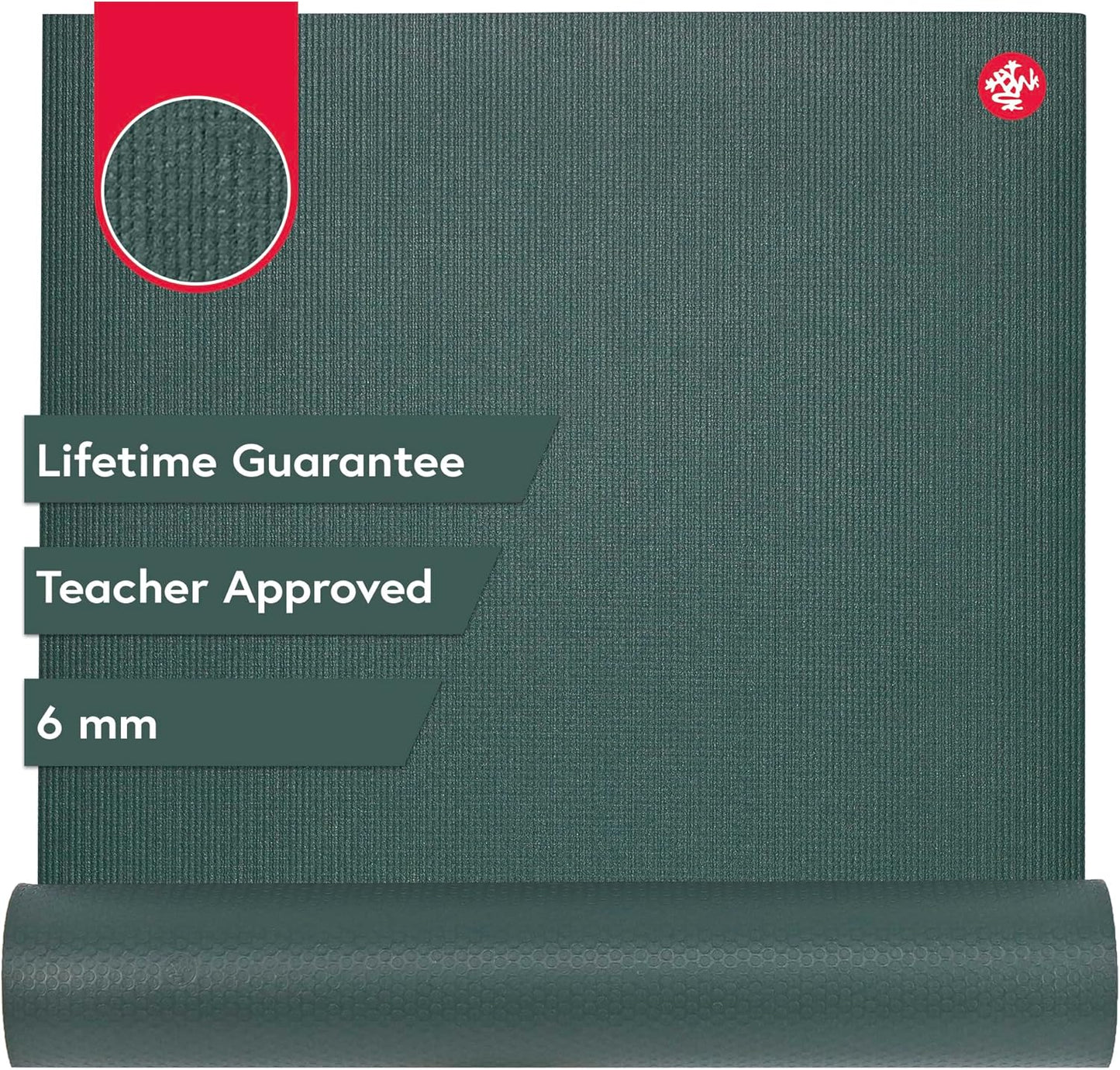 Manduka PRO Yoga Mat 71" - 6mm | Lifetime Durability | Hygienic Construction | Premium Studio Quality | Teacher Approved | 71 x 26 inches | Verve