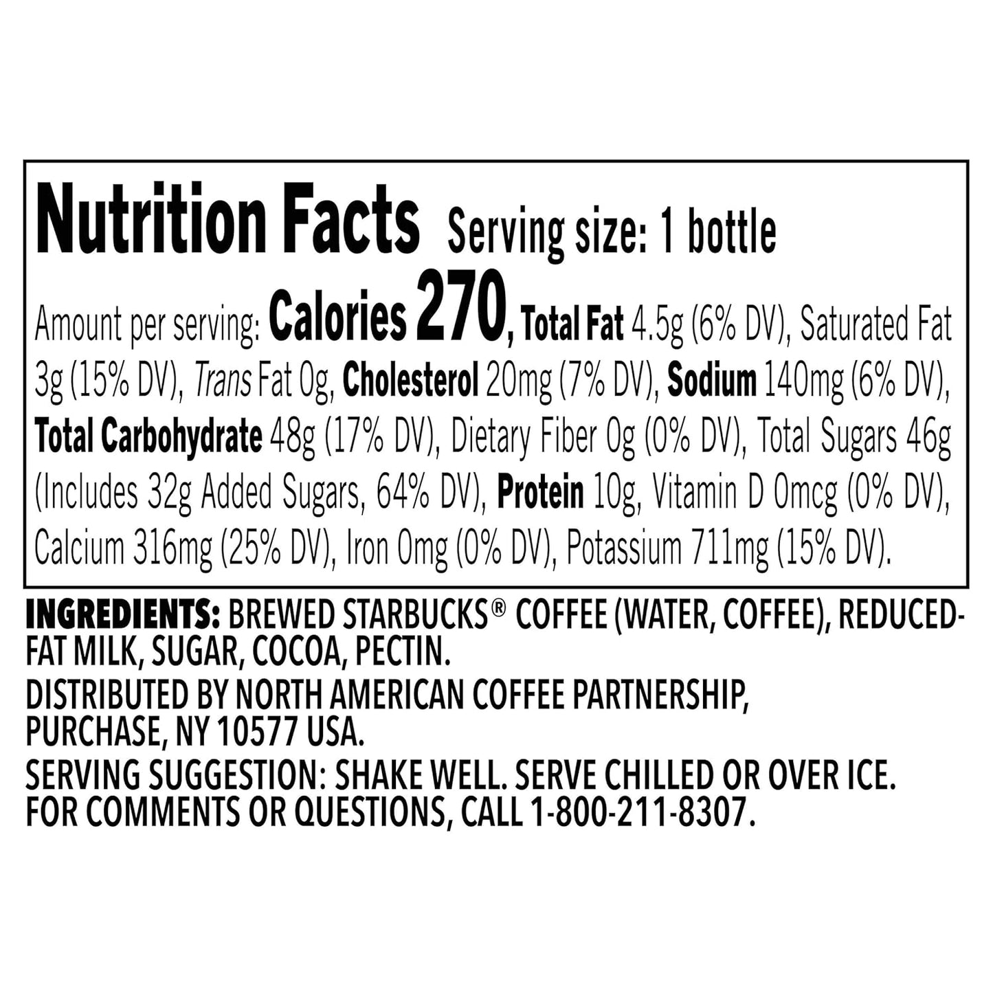 Starbucks Frappuccino Coffee Drink, Mocha, 13.7 fl oz Bottles (12 Pack)
