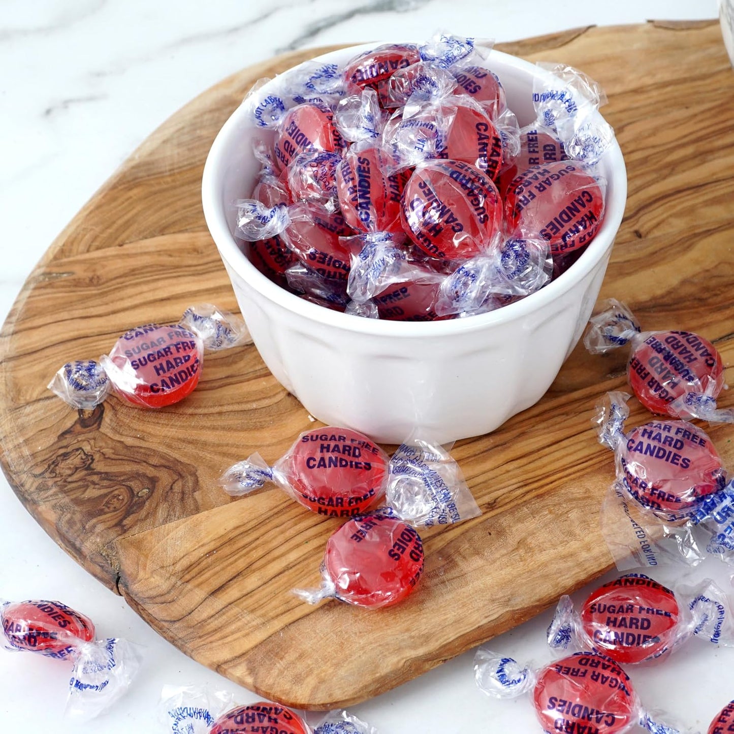 Arcor Sugar Free Cinnamon Discs, 2 Pound Bulk Bag (Approx. 140 Pieces), Individually Wrapped Hard Candy, The Hampton Popcorn & Candy Company