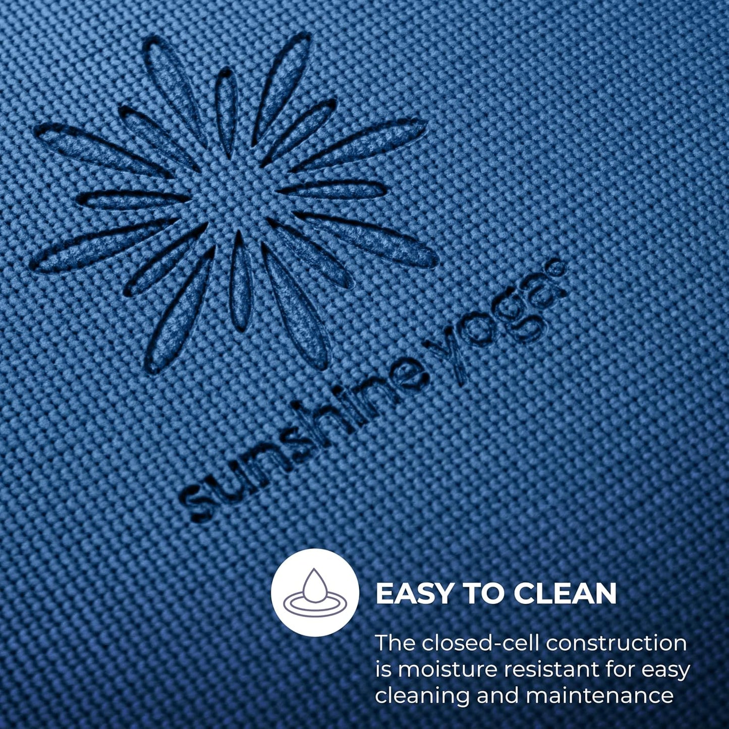 Sunshine Yoga Voyage Yoga Mat, 6 Pack, 72" x 24" Professional Studio and Gym Bulk Yoga Mats, 5mm Thick, Durable, Anti-Tear, Non Slip Fitness and Exercise Mats