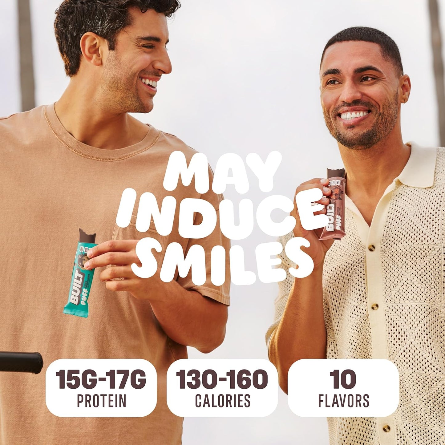 Built Bar, Puff Protein Bars, Variety Pack, Collagen, On-the-go Snacks, Breakfast Bar, Mixed Sampler, 12 Pack