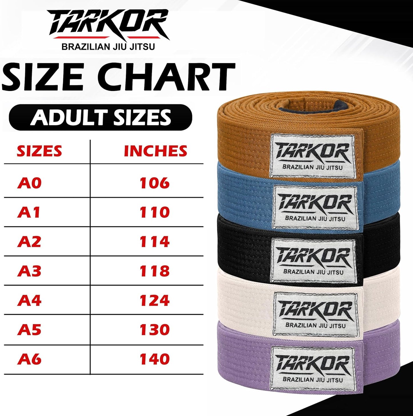 Vintage Series BJJ Belt for Men & Women Brazilian Jiu Jitsu Belt for Jiu Jitsu Gi