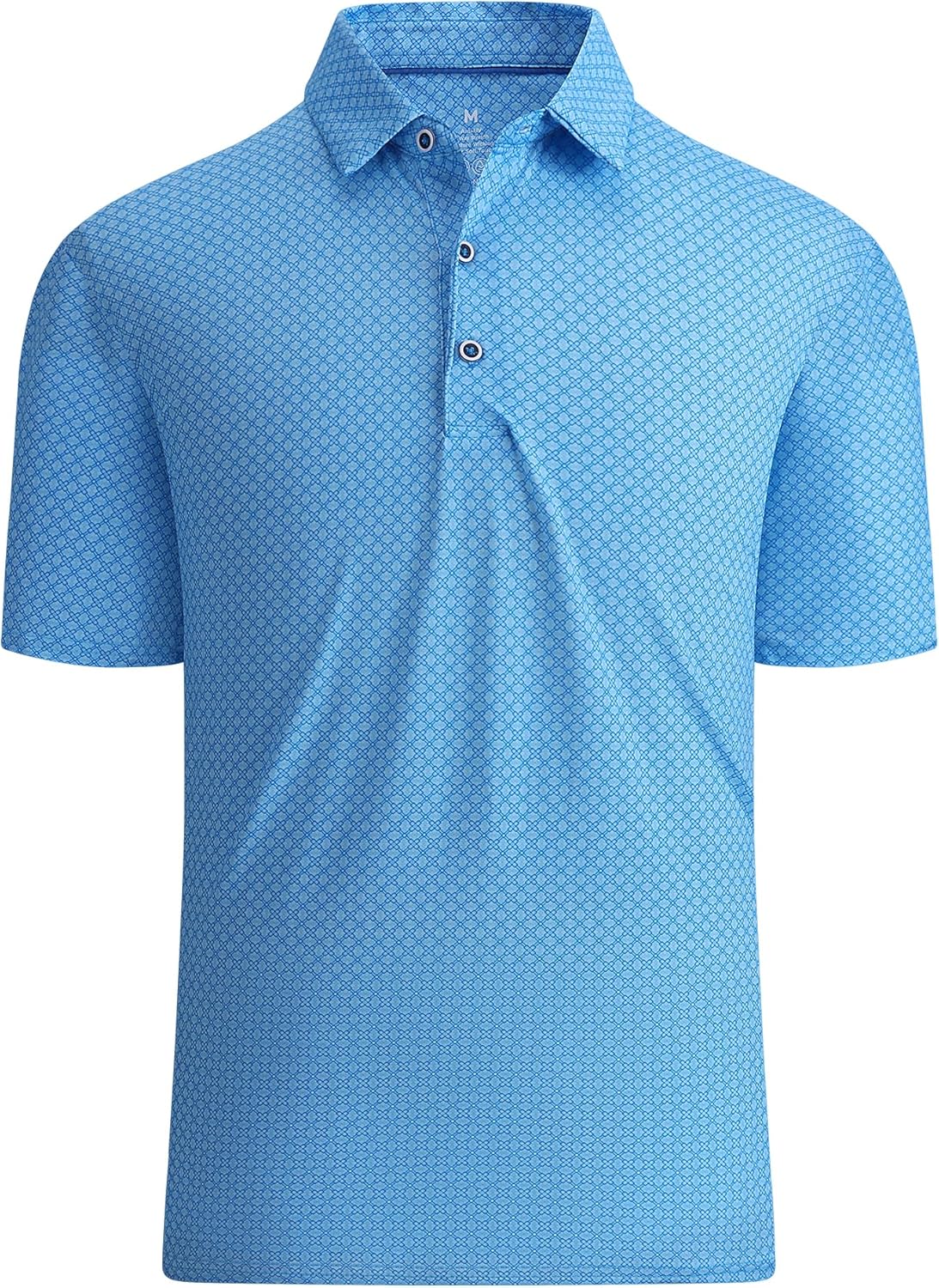 WARHORSEE Golf Polo Shirts for Men Short Sleeve Wrinkle Free 4 Way Stretch Moisture Wicking Performance Collared Tshirts