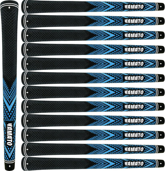 Yamato Innovative Golf Grips 13 Pack Midsize/Standardsize Golf Club Grips, All-Weather Firm Control And High Performance Grips Provides Superior Comfort And Responsiveness,4 colors Available