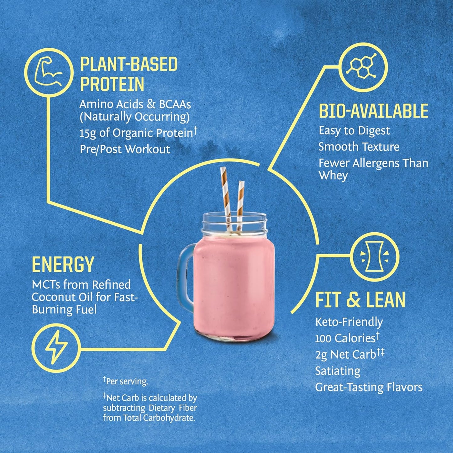 Sunwarrior Vegan Organic Protein Powder Plant-Based | BCAA Amino Acids Hemp Seed Soy Free Dairy Free Gluten Free Synthetic Free Non-GMO | Berry 30 Servings | Warrior Blend