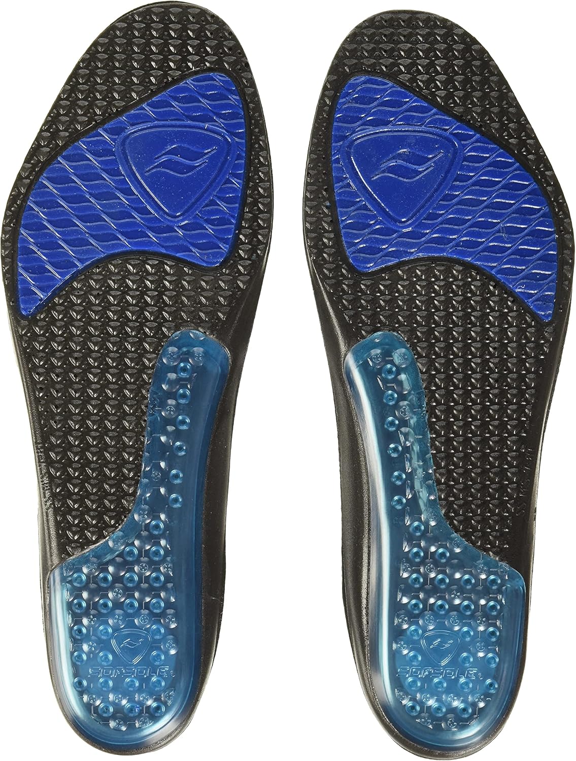 Sof Sole Insoles Men's AIRR Performance Full-Length Gel Shoe Insert