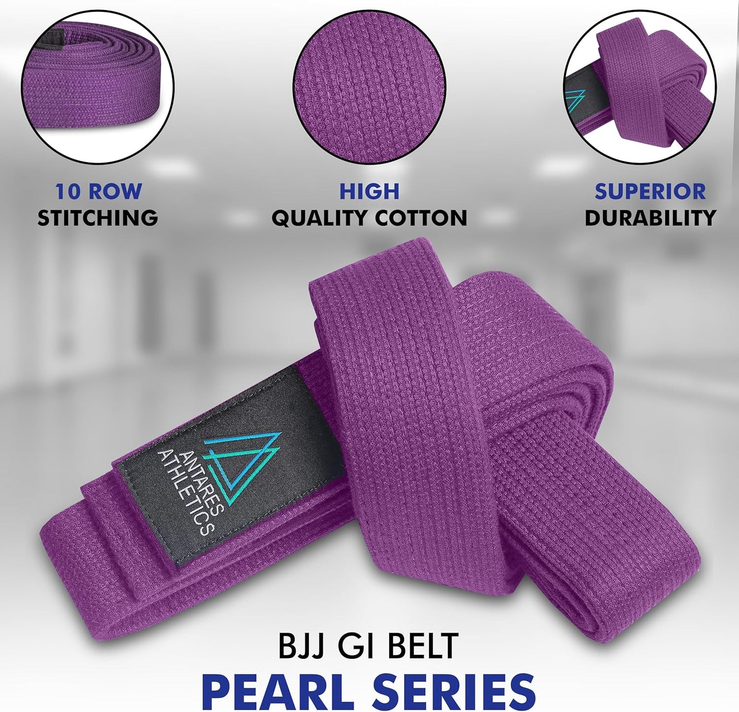 Pearl Weave Series BJJ Belt for Men & Women | Brazilian Jiu Jitsu Belt with Pearl Colors