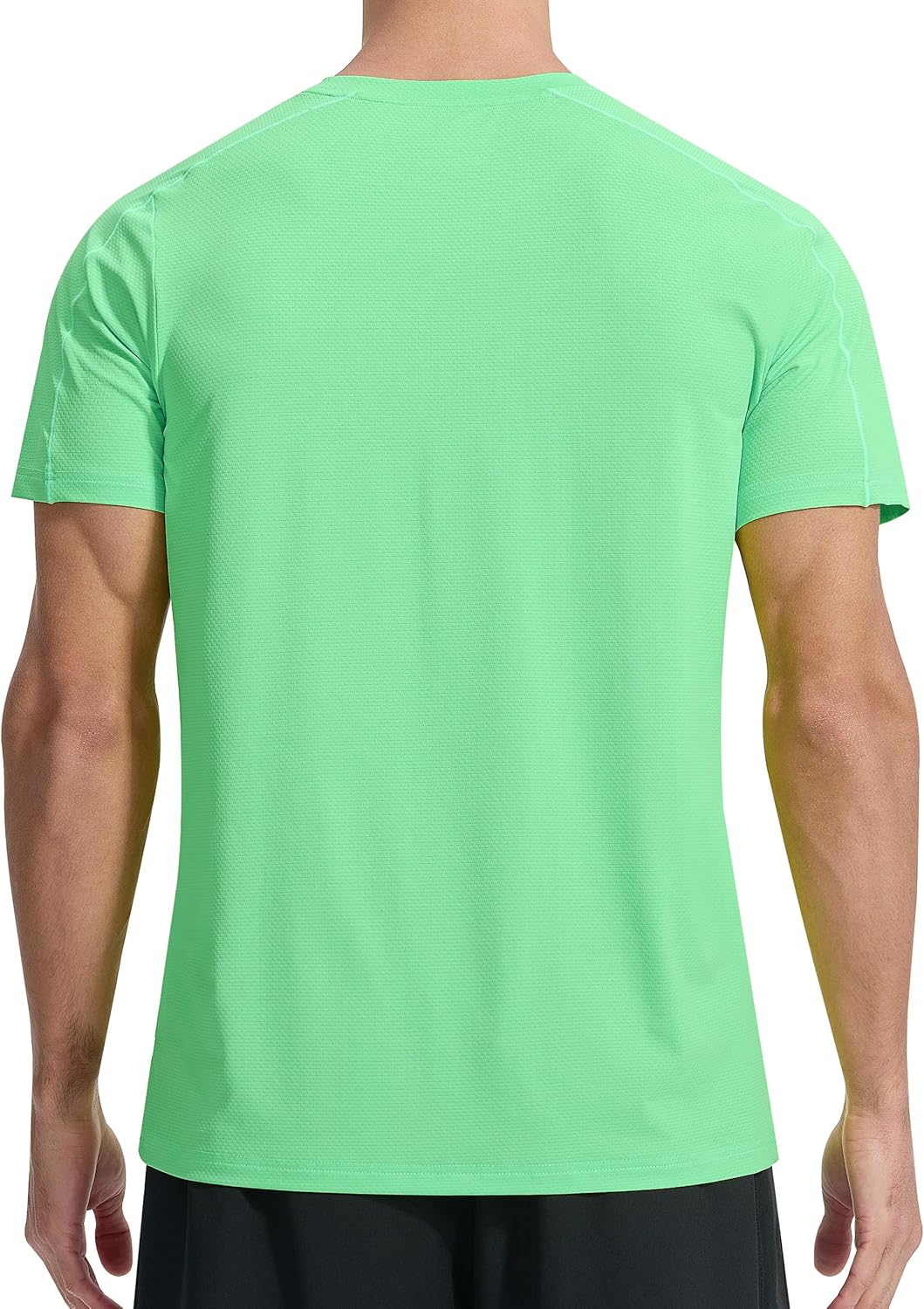 EZRUN Men's Lightweight Short Sleeve T-Shirt Quick Dry Workout Running Athletic Swim Shirts Fishing Rash Guard