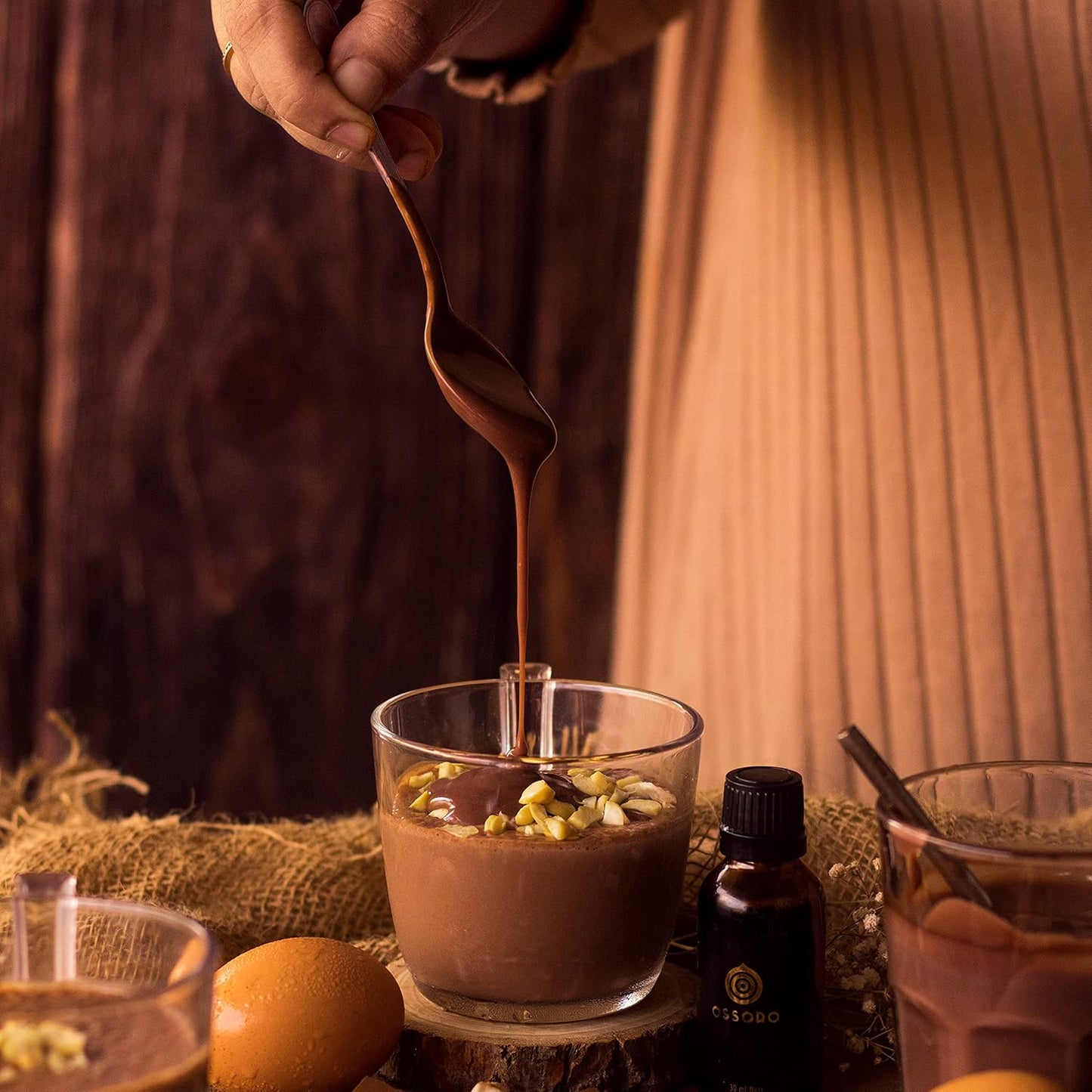 Ossoro Belgian Chocolate Essence for Baking and Flavoring Premium 1 Fl Oz Flavors Perfect for Cooking, Dessert Crafting, Candy Making