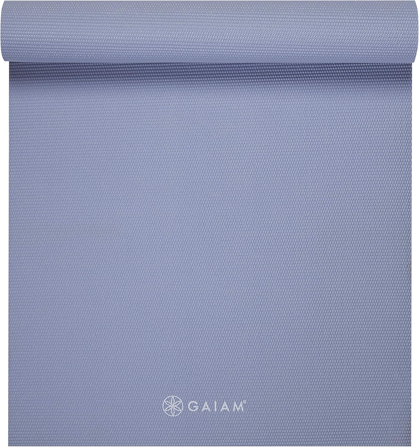 Gaiam Yoga Mat - Premium 5mm Solid Thick Non Slip Exercise & Fitness Mat for All Types of Yoga, Pilates & Floor Workouts (68" x 24" x 5mm)