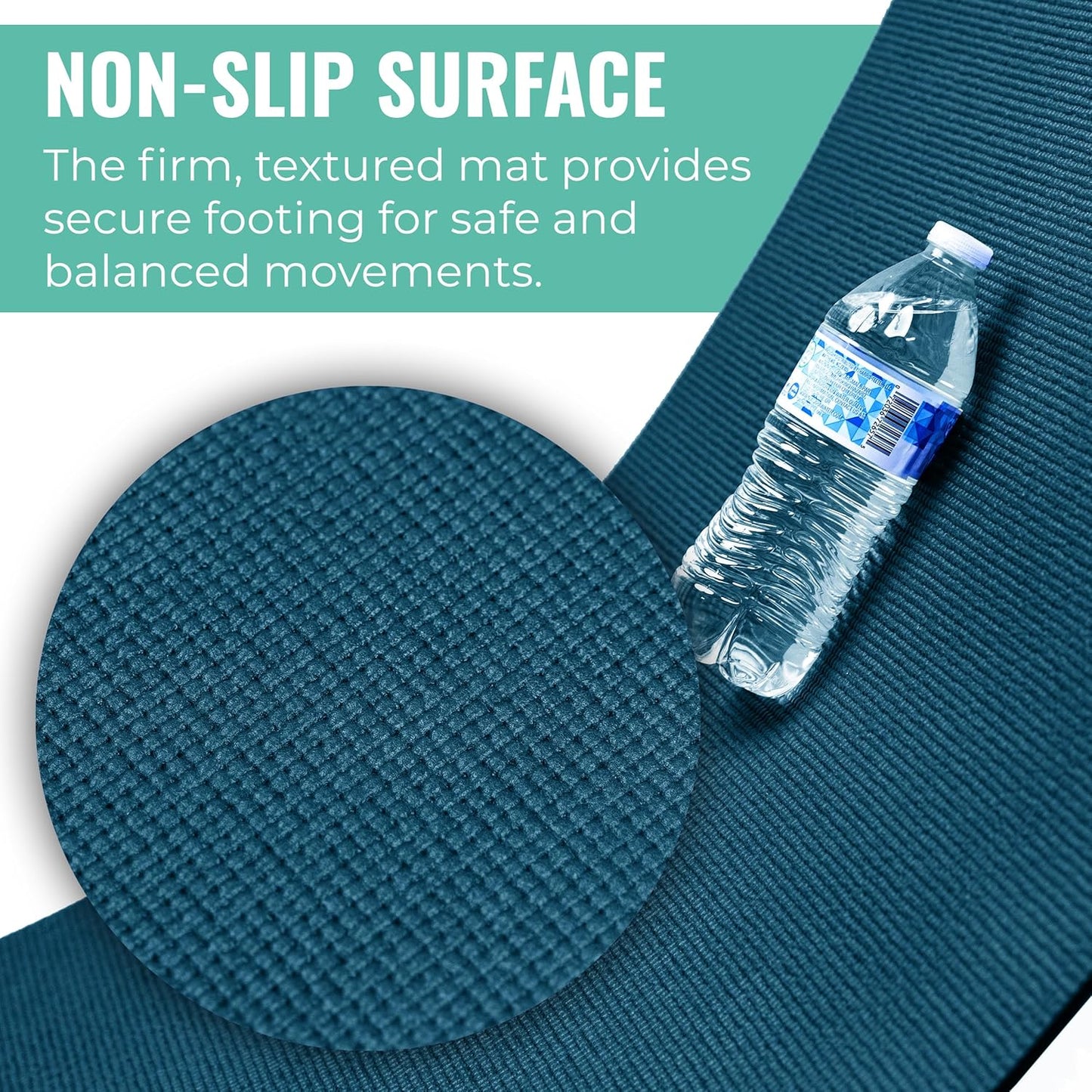 Elevate Yoga Mats, 10 Pack, 72" Long x 24" Wide, 4 mm Thick, Non-Slip and Easy to Clean Gym Mats for Schools and Studios