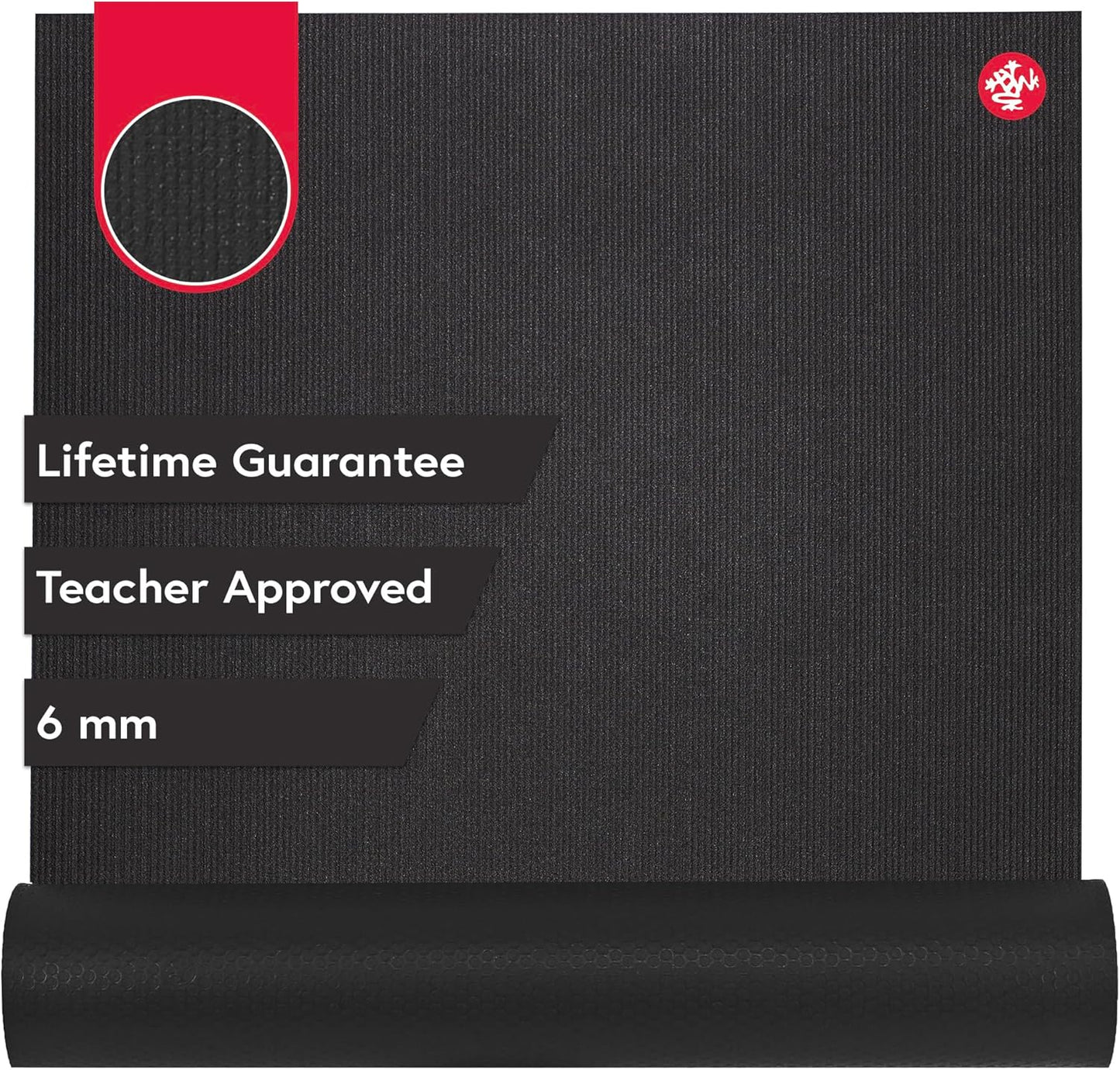 Manduka PRO Yoga Mat 71" - 6mm | Lifetime Durability | Hygienic Construction | Premium Studio Quality | Teacher Approved | 71 x 26 inches | Verve