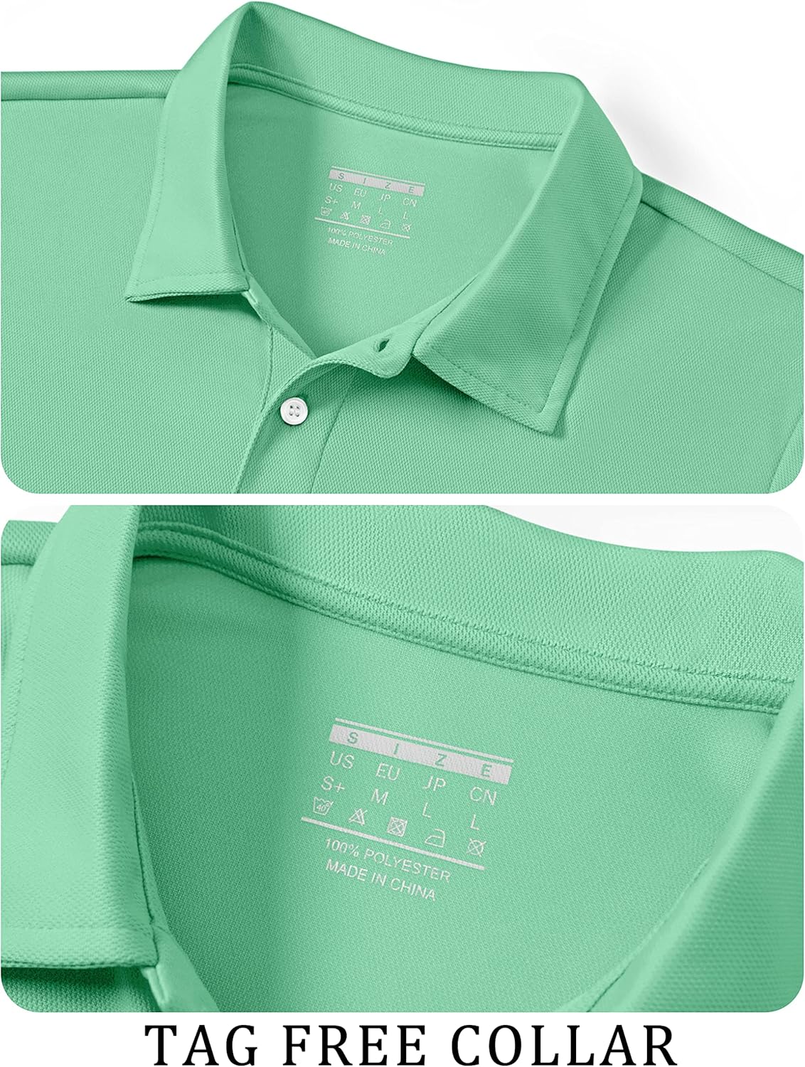 TACVASEN Mens Golf Shirt Dry Fit Mens Polo Shirts Short Sleeve Performance Golf Polos for Men with Collar Work Shirts