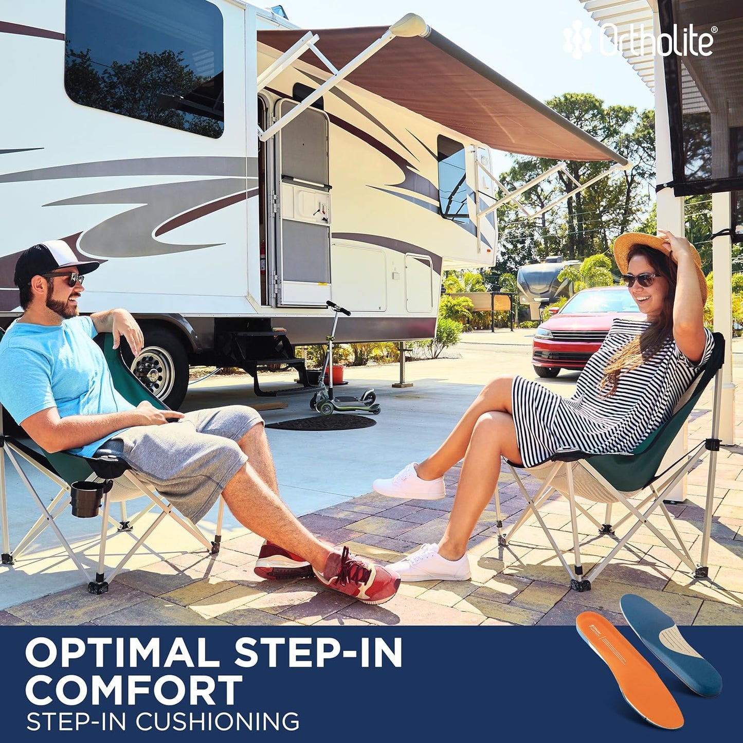 Fusion Elevated Comfort Shoe Trim-to-Fit Insert - Proprietary Two-Layer Memory Foam System Designed for Ultimate Step-in Comfort and Long-Term Cushioning