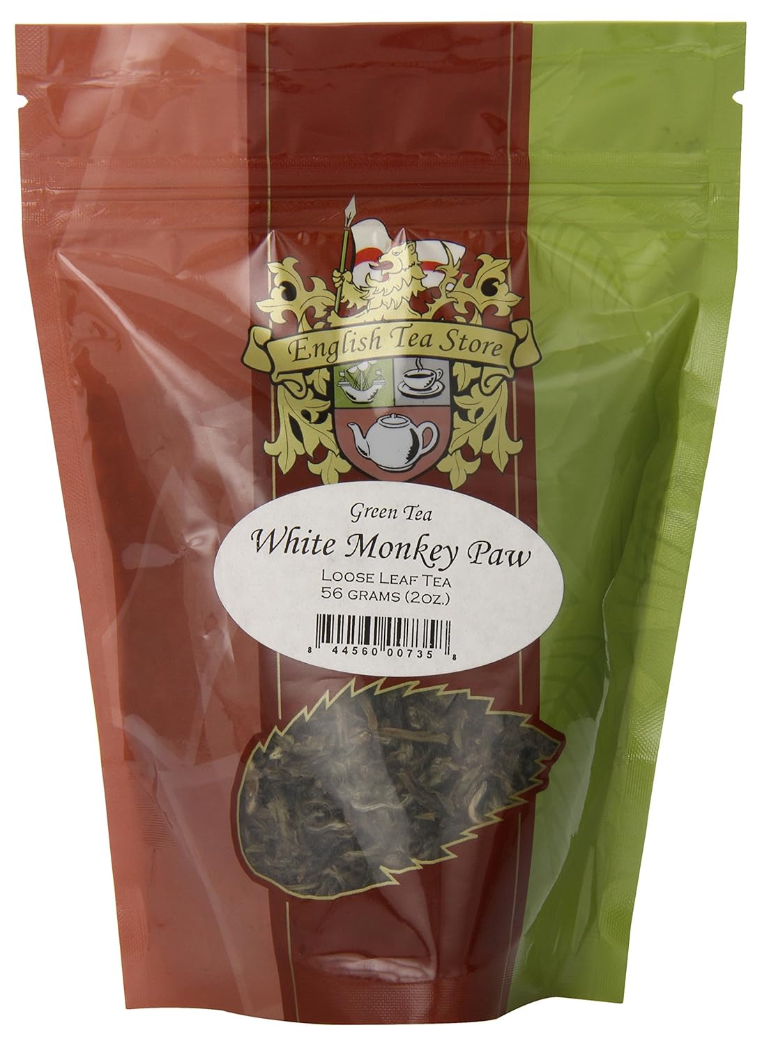 White Monkey Paw Green Tea - 2oz | Loose Leaf Chinese Tea | Handcrafted Delicate Tea from Wuyi Mountains, Fujian | Premium Early Spring Harvest | Rare Artisan Green Tea
