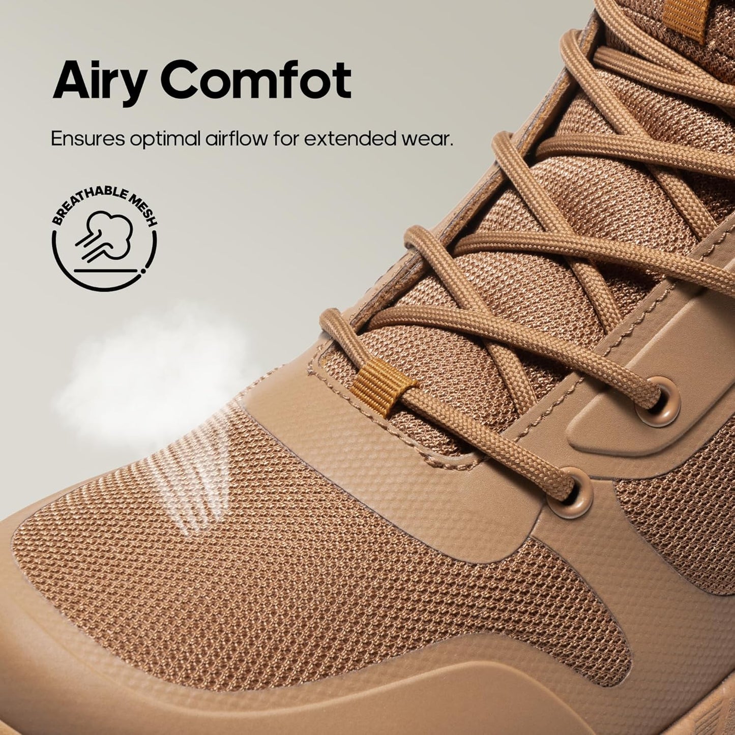 NORTIV 8 Men's Military Tactical Boot Lightweight Comfortable Boots for Work All Day Side Zipper Motorcycle Combat Hiking Boots Metrostrike(8-9 Inches)