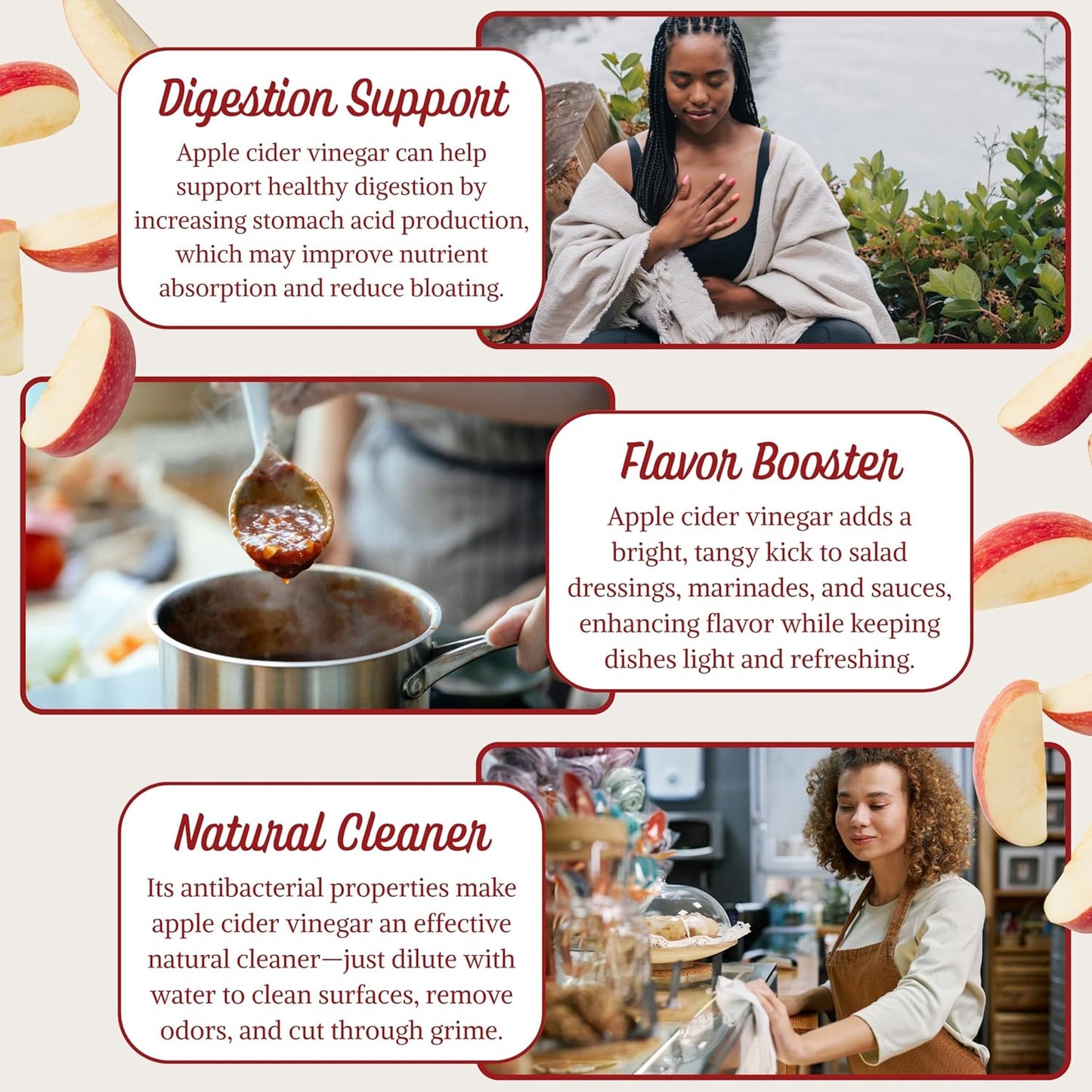 Crave It. Apple Cider Vinegar with Mother - Gut Health & Digestion - Made with Utah Honey - 16oz - 1pk