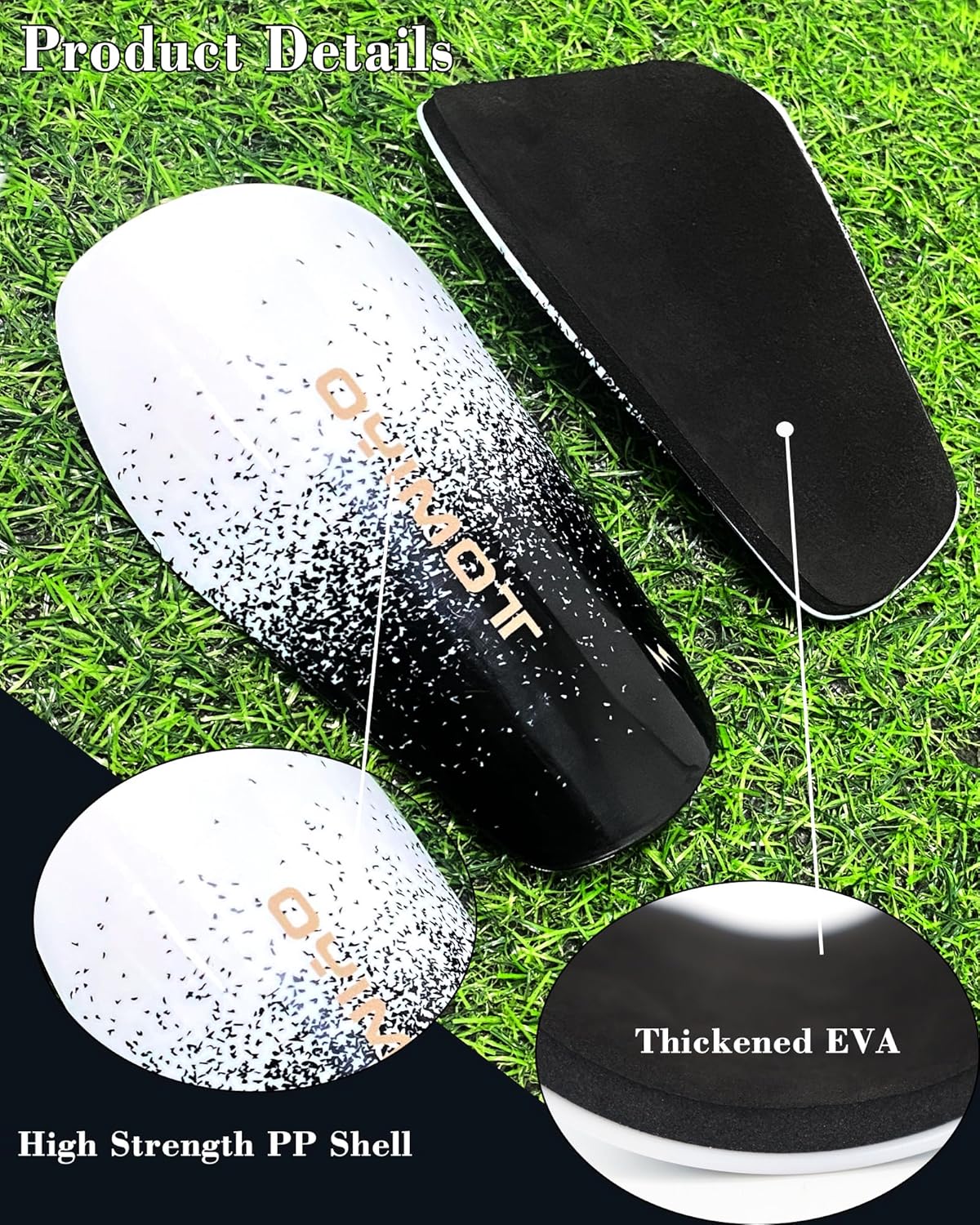 TOMIYO Soccer Shin Guards,Shin Guards Soccer Kids 10-12 and Shin Pad Sleeves with Inserted Pocket,Protective Soccer Equipment for Youth Adult,espinilleras de Futbol para Hombres for Team Sports