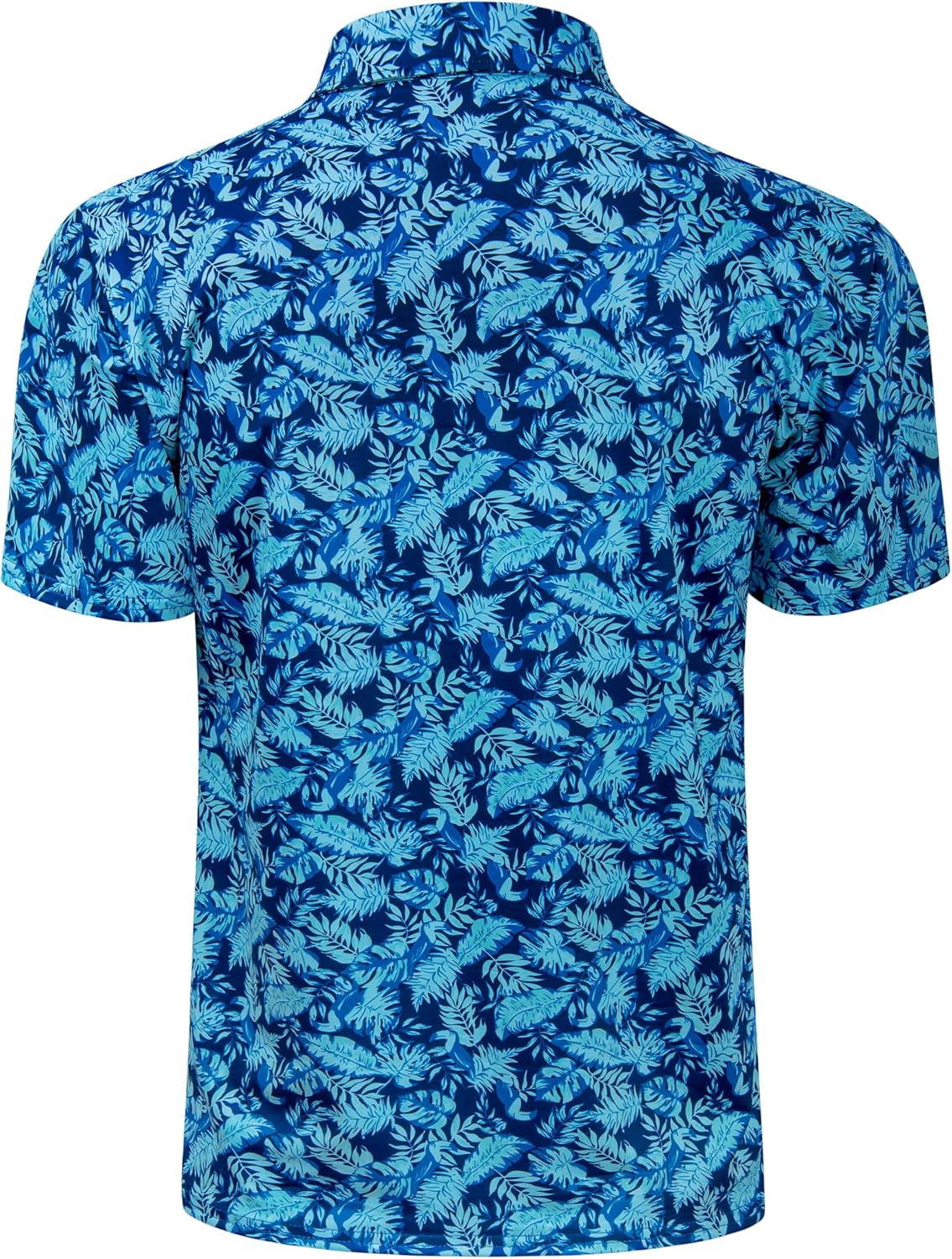 TAPULCO Mens Quick Dry Polo Shirts Camouflage Pattern Performance Athletic Lightweight Breathable Casual Golf Tshirts