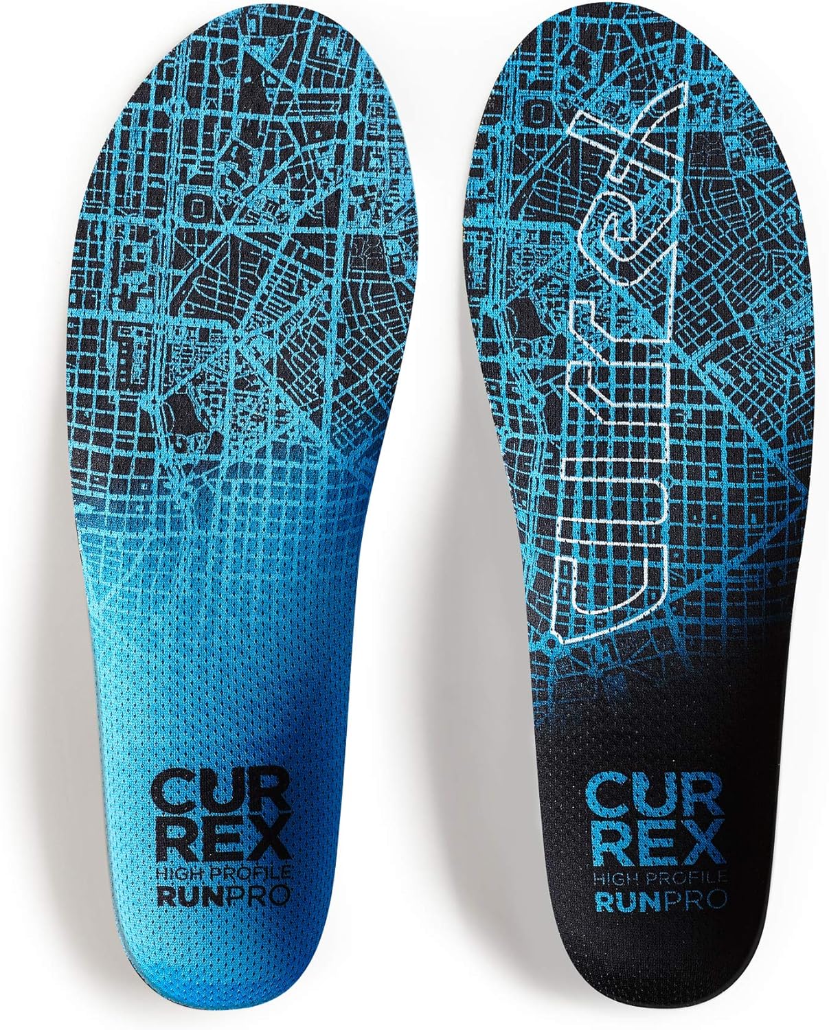 CURREX RunPro Insoles for Running Shoes – Arch Support Inserts to Help Reduce Fatigue, Prevent Injuries & Boost Performance – for Men & Women – High Arch, XS