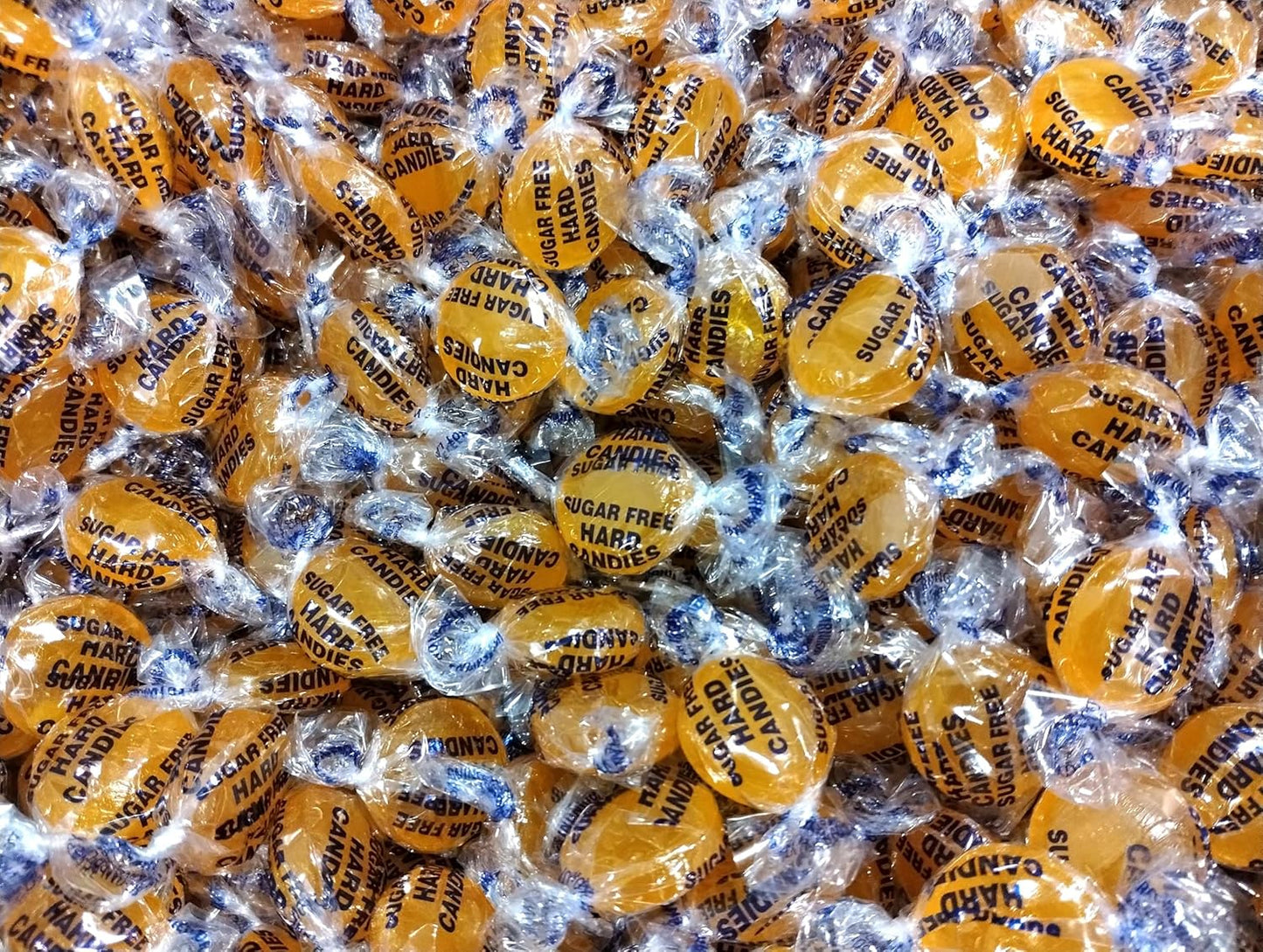 Sugar Free Butterscotch Hard Candy Buttons - 1 lb of Fresh Delicious Individually Wrapped Sucking Candy