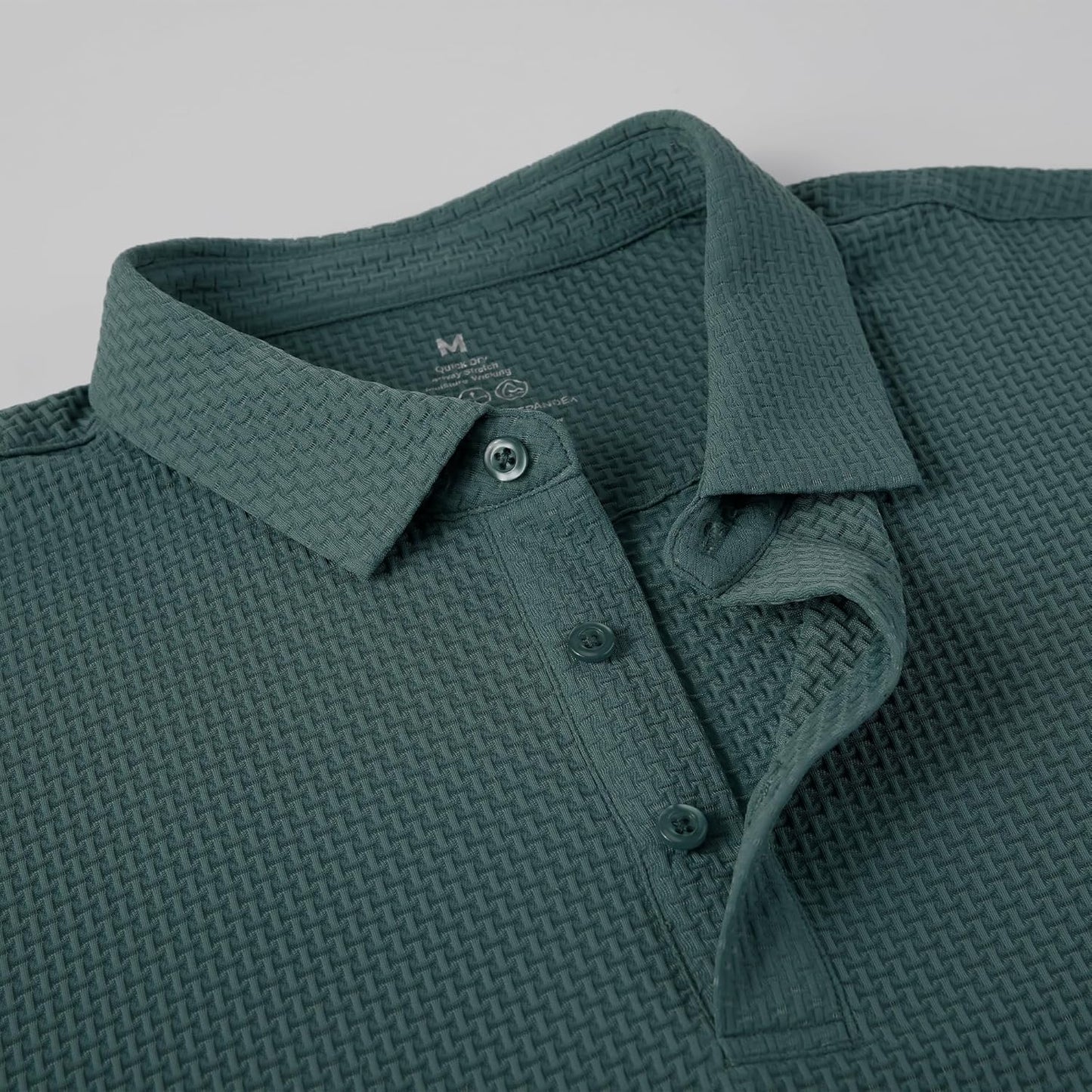 WARHORSEE Golf Polo Shirts for Men Short Sleeve Wrinkle Free 4 Way Stretch Moisture Wicking Performance Collared Tshirts