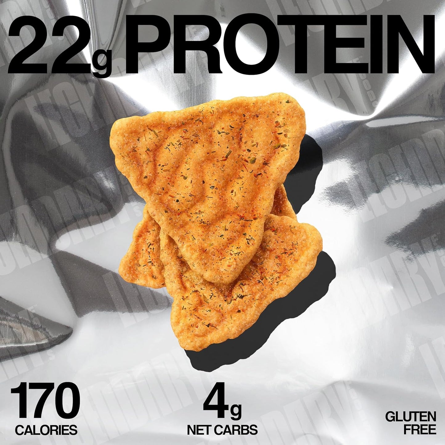 Legendary Foods Cheddar Jalapeño Protein Chips – Popped Tortilla Style – 22g High Protein, 4g Net Carbs, Low Sugar, Gluten Free, Keto Snack Packs – 10 Count – Healthy Crunchy Chips