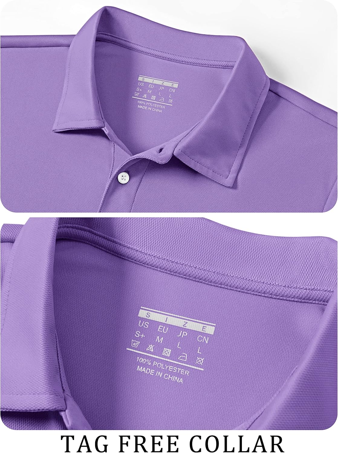 TACVASEN Mens Golf Shirt Dry Fit Mens Polo Shirts Short Sleeve Performance Golf Polos for Men with Collar Work Shirts