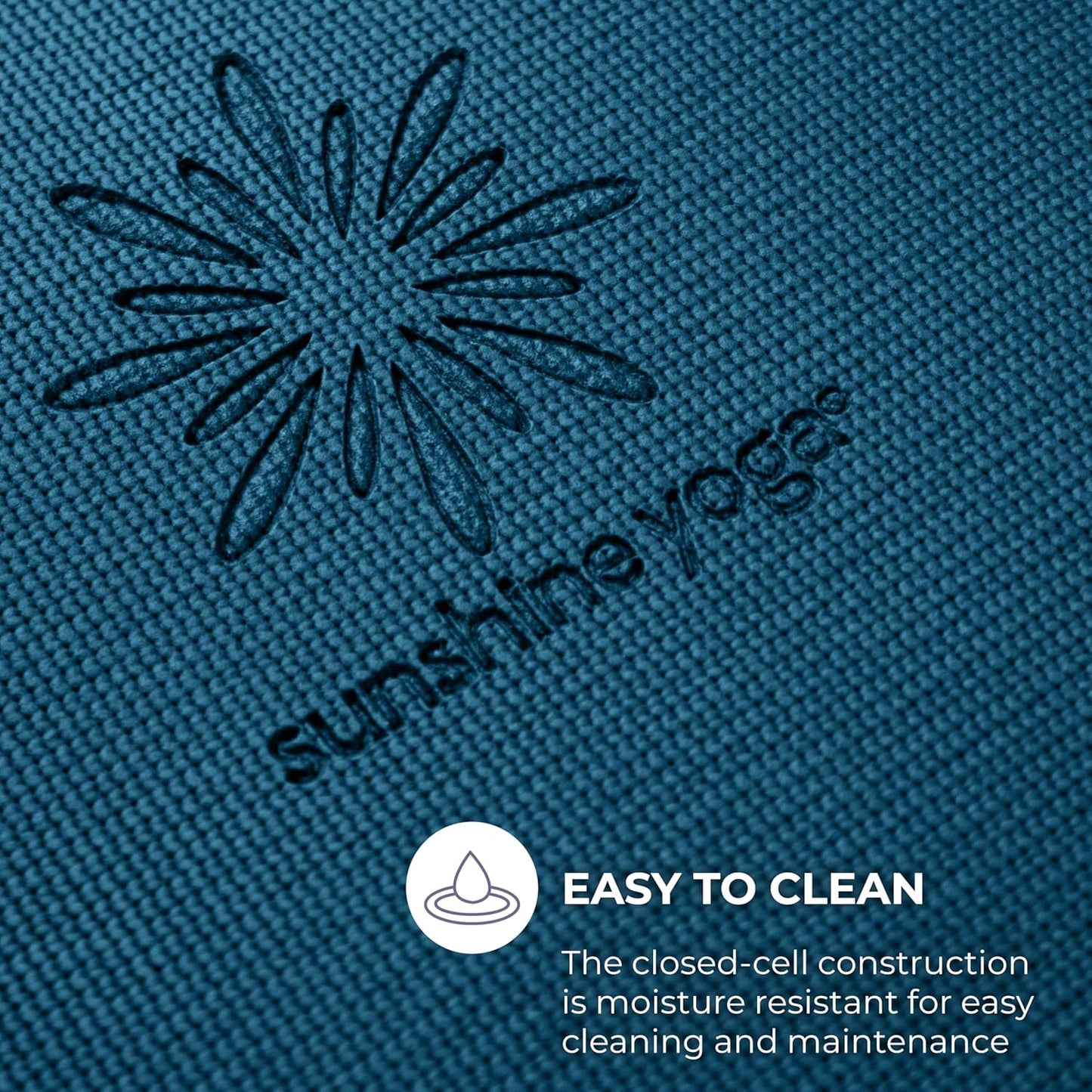 Sunshine Yoga Voyage Yoga Mat, 6 Pack, 72" x 24" Professional Studio and Gym Bulk Yoga Mats, 5mm Thick, Durable, Anti-Tear, Non Slip Fitness and Exercise Mats