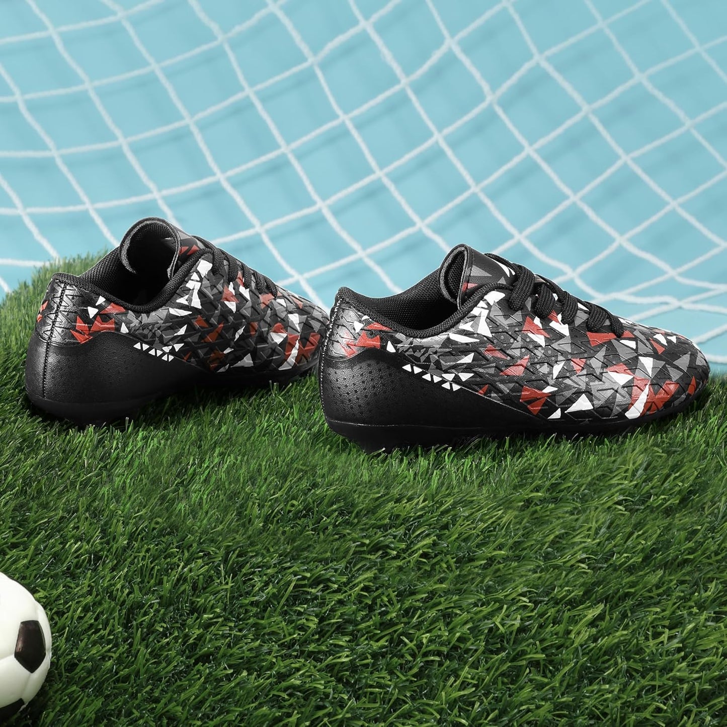 DREAM PAIRS Boys Girls Soccer Cleats Youth Firm Groud Athletic Outdoor Trainning Football Shoes for Little/Big Kid