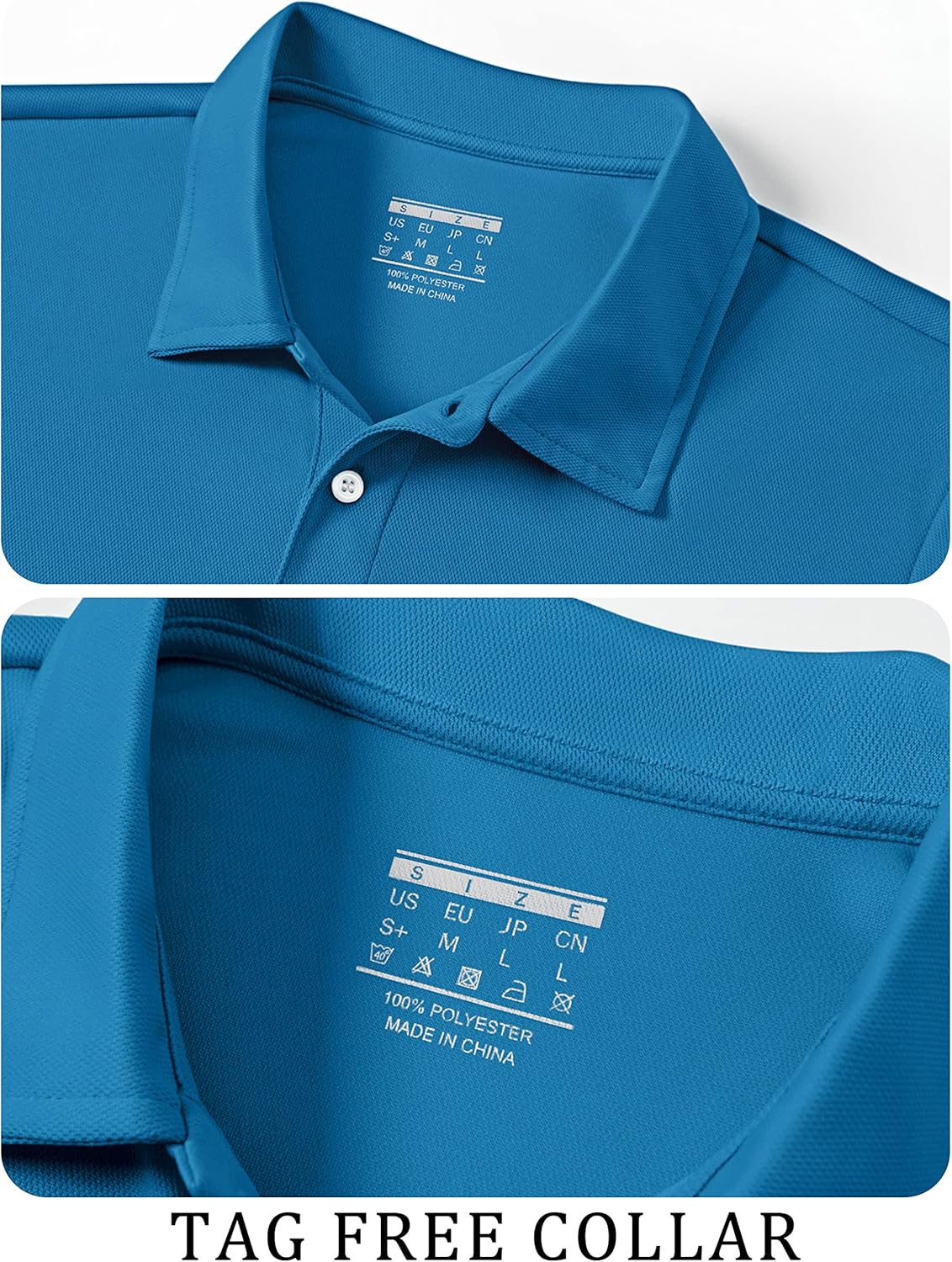 TACVASEN Mens Golf Shirt Dry Fit Mens Polo Shirts Short Sleeve Performance Golf Polos for Men with Collar Work Shirts