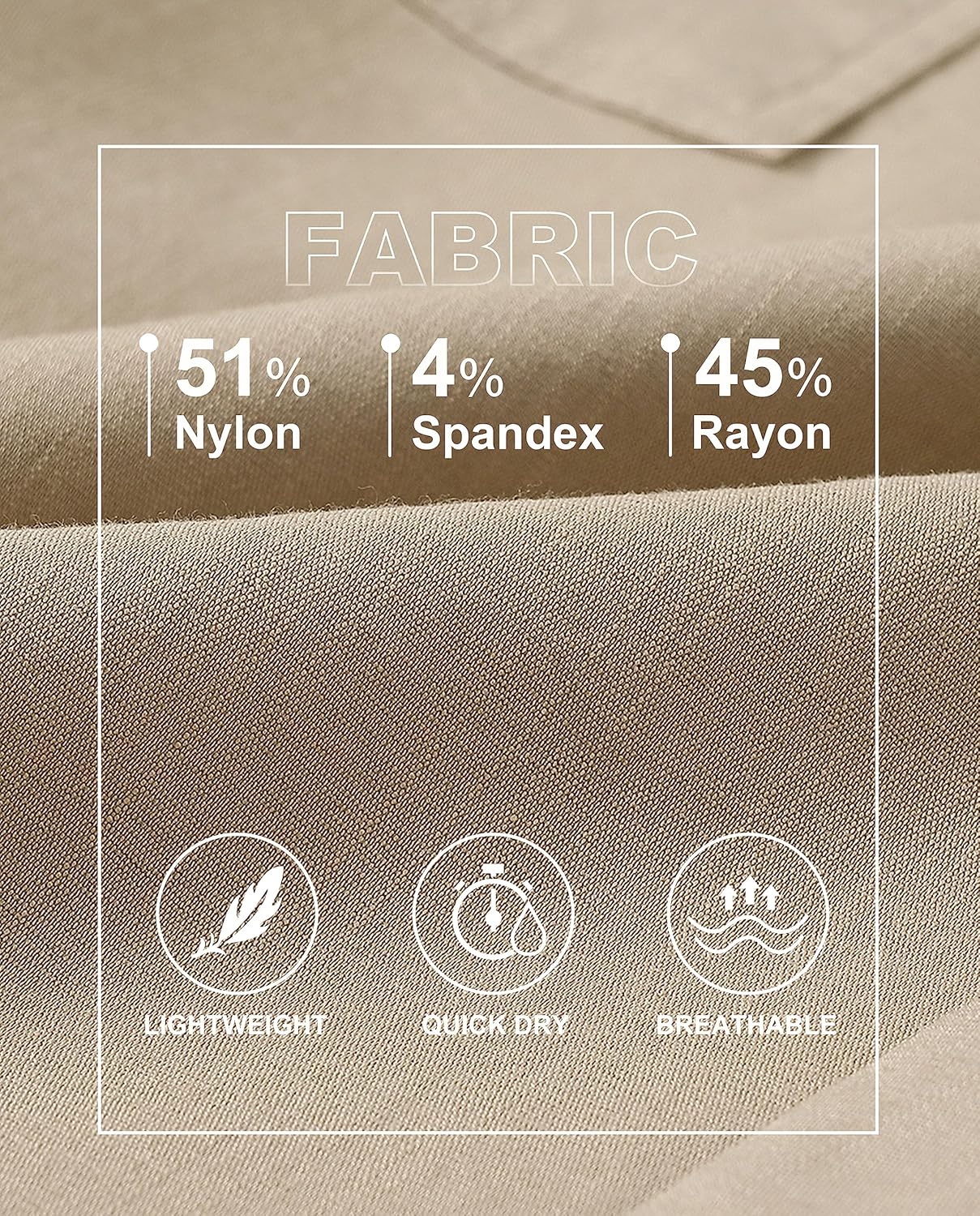 MoFiz Women's Outdoor Cargo Pants Lightweight Joggers Elastic Waist Athletic Hiking Sweatpants Casual Travel Pant with Pocket