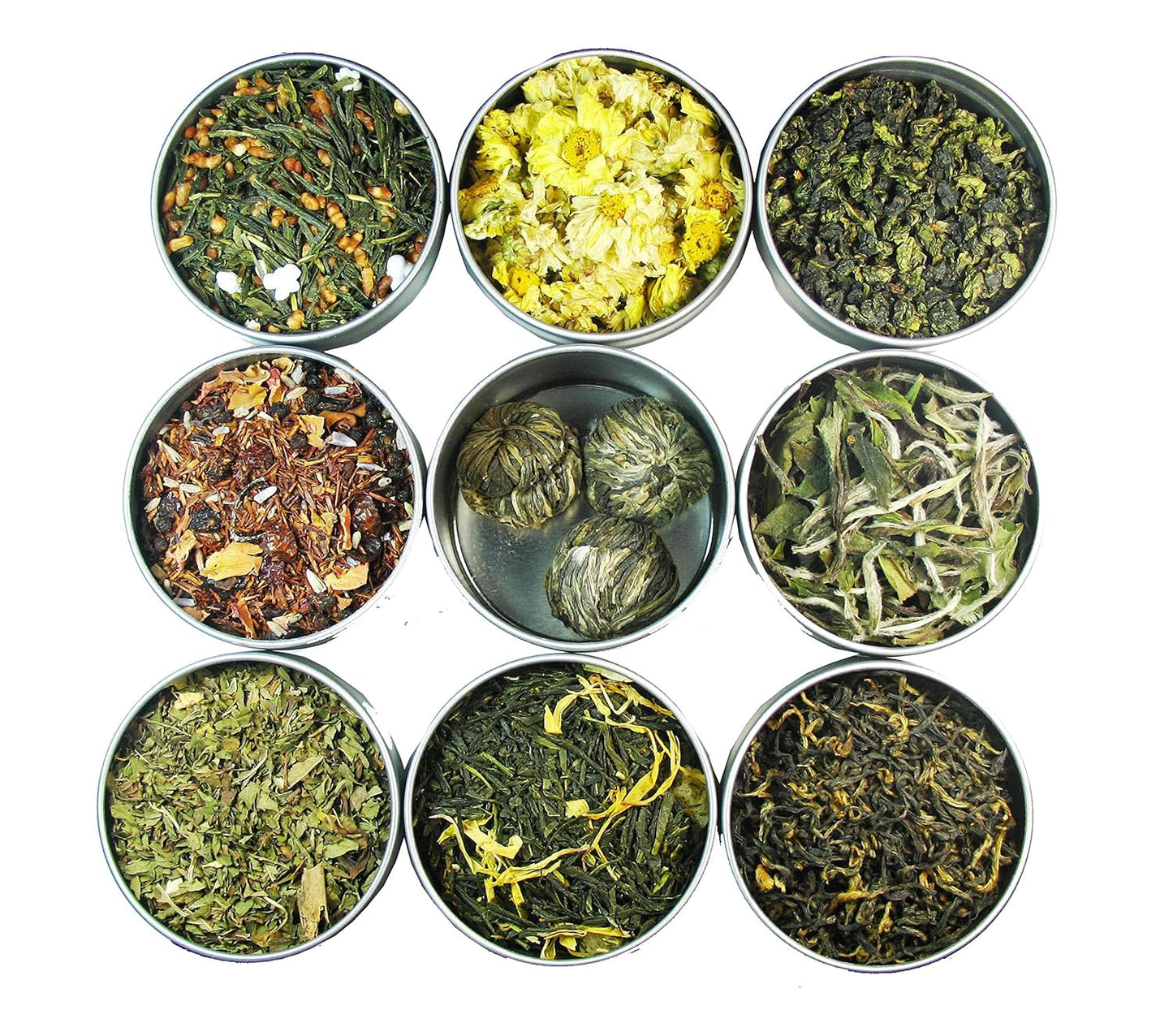 Greenhilltea loose tea samples (Classic 9 Tea Sampler)