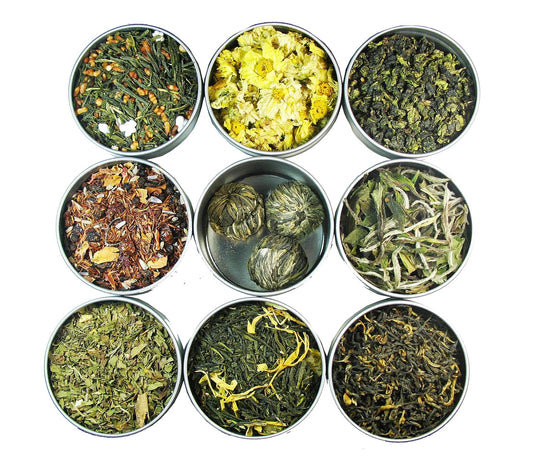Greenhilltea loose tea samples (Classic 9 Tea Sampler)