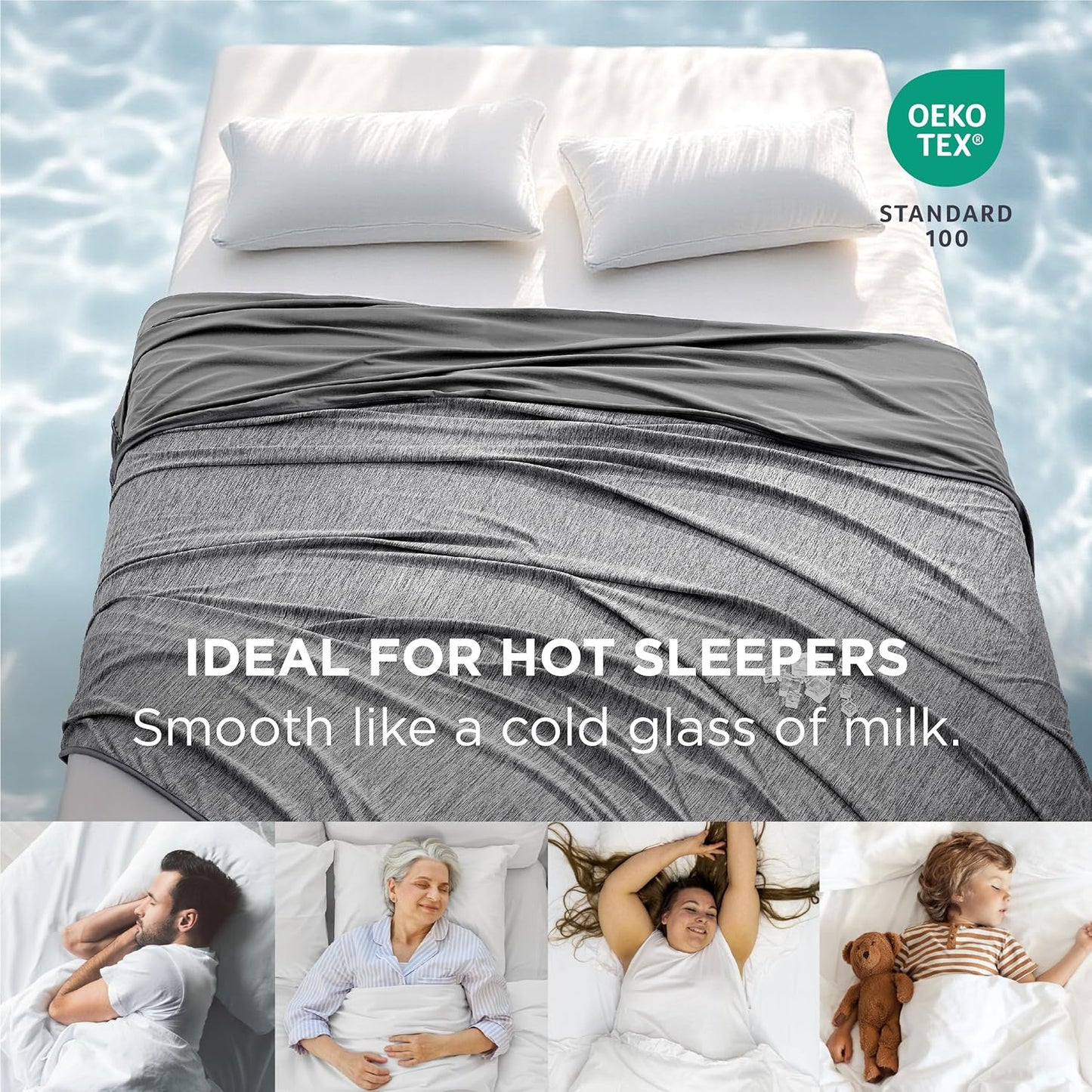 Bedsure Summer Cooling Blanket Twin XL for Hot Sleepers with Sports Mesh Design, Arc-Chill Q-Max 0.4 Lightweight Breathable Ice Cold Blankets for College Dorm, 60 x 90 Inches, Mesh Grey