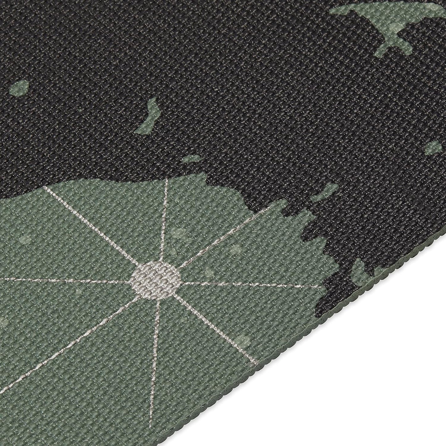 Gaiam Yoga Mat - Premium 6mm Print Extra Thick Non Slip Exercise & Fitness Mat for All Types of Yoga, Pilates & Floor Workouts (68"L x 24"W x 6mm Thick)